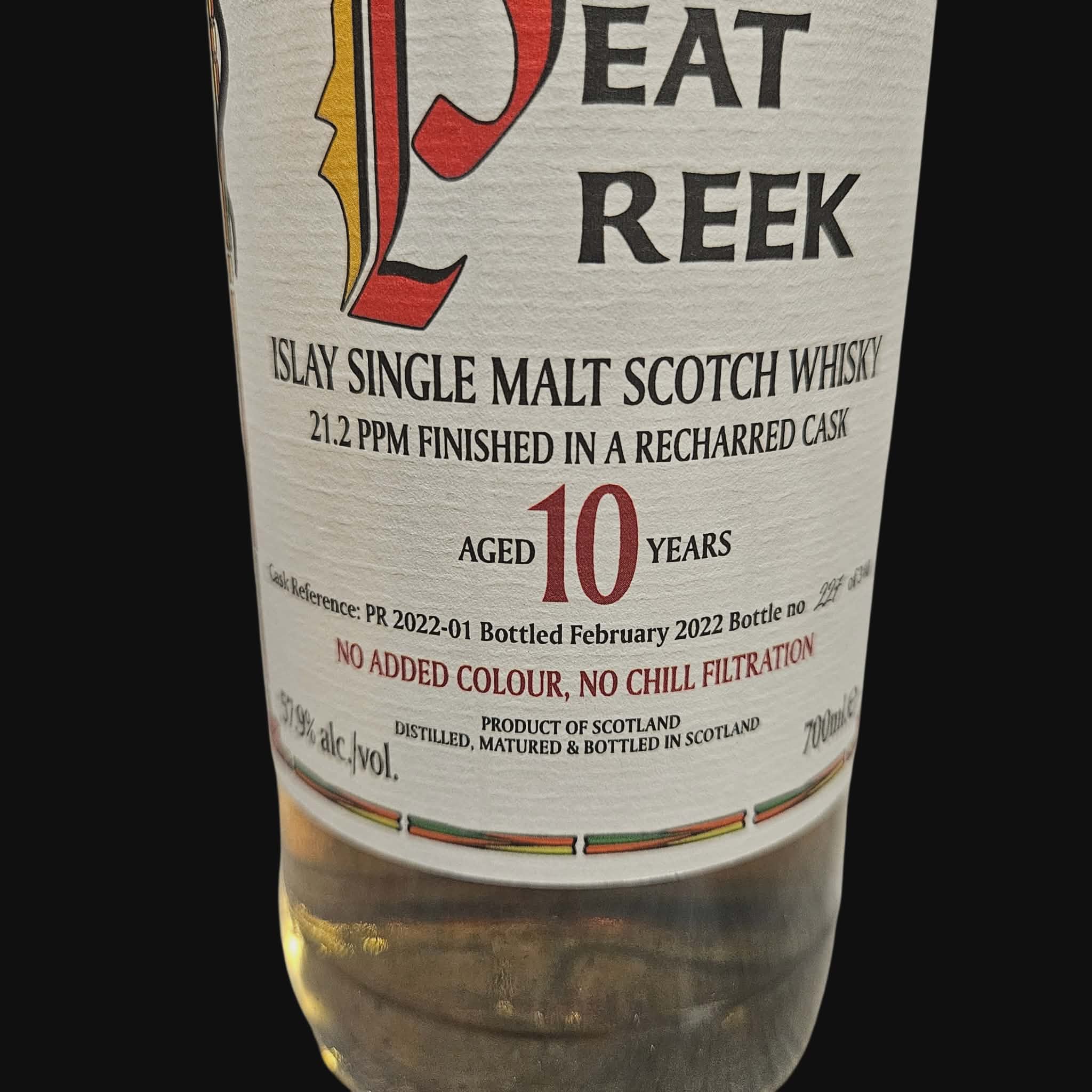 Blackadder Raw Cask – Peat Reek 10 Year Old 57.9% (2022)