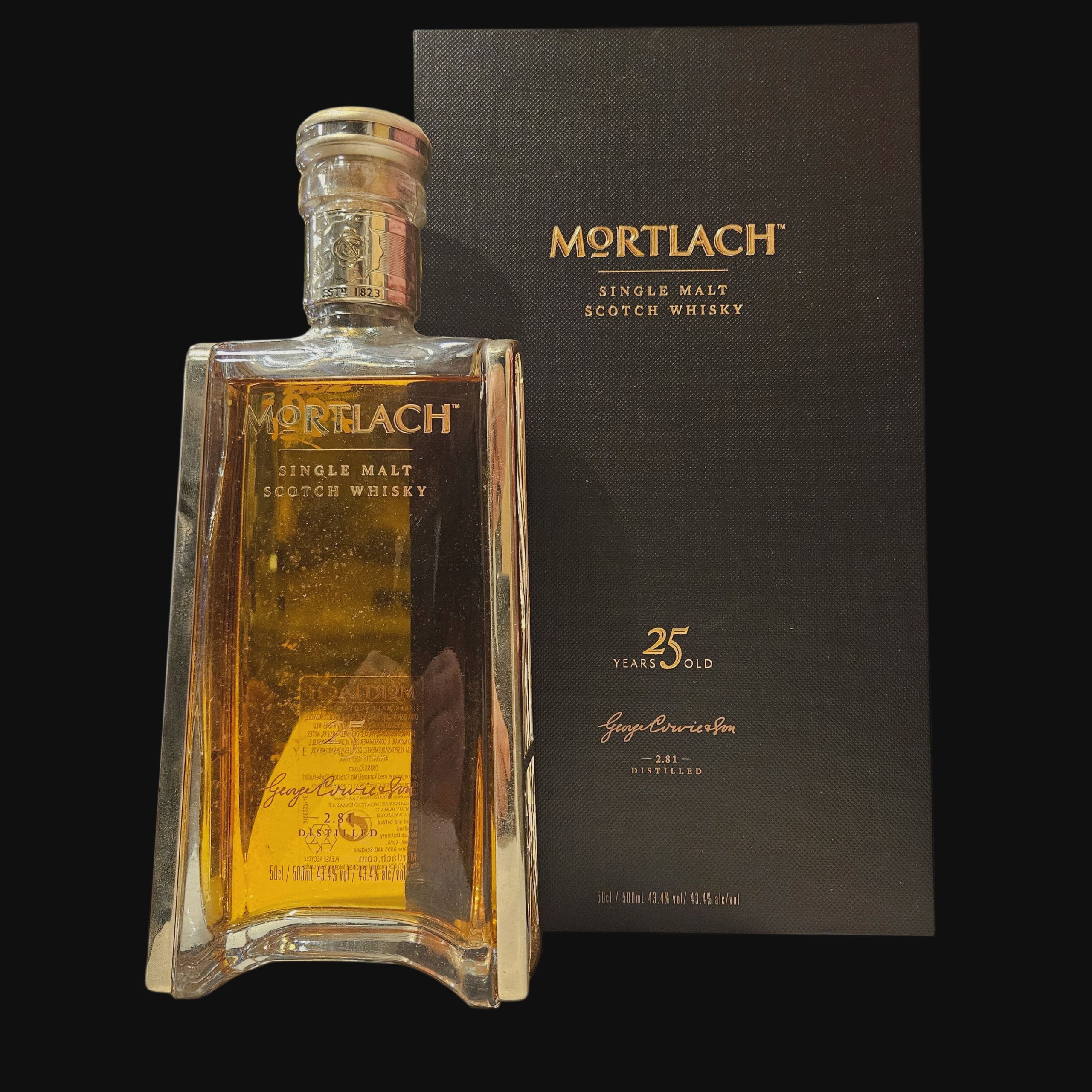 Mortlach 25 Years – Crystal Decanter (2014)