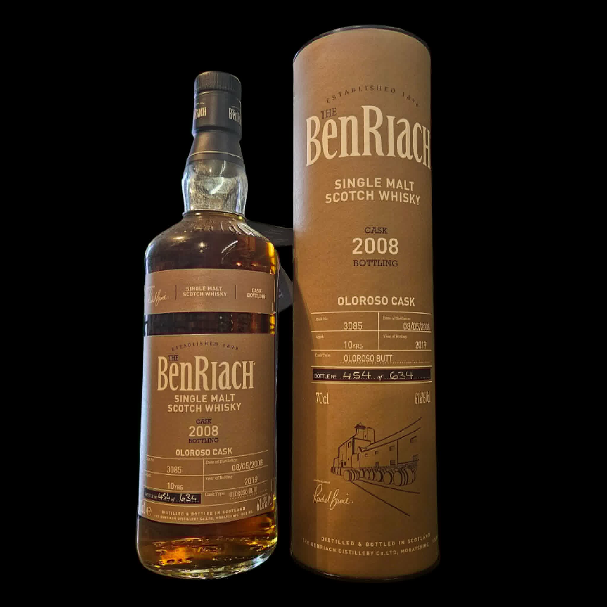 * Benriach 2008 Oloroso Cask 61,6% (2019)