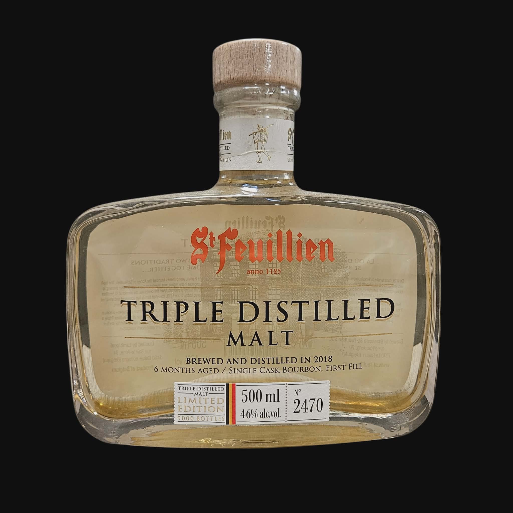 St-Feuillien Triple Distilled Malt 2018 – 46% ( 2019 )