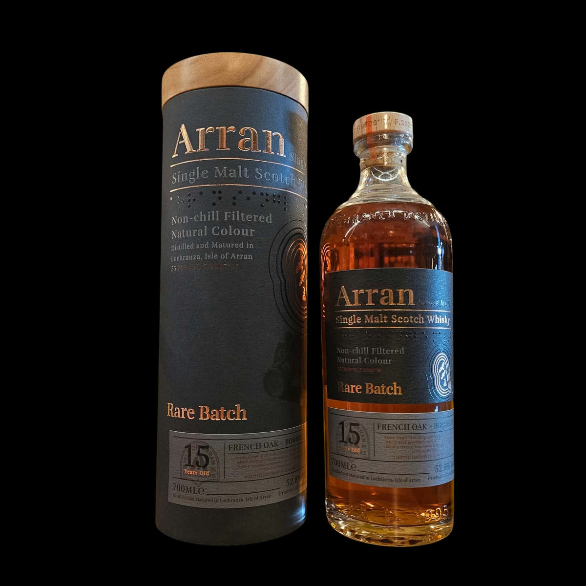 Arran 15 Year Old Rare Batch – Bordeaux-Médoc – 52,8%