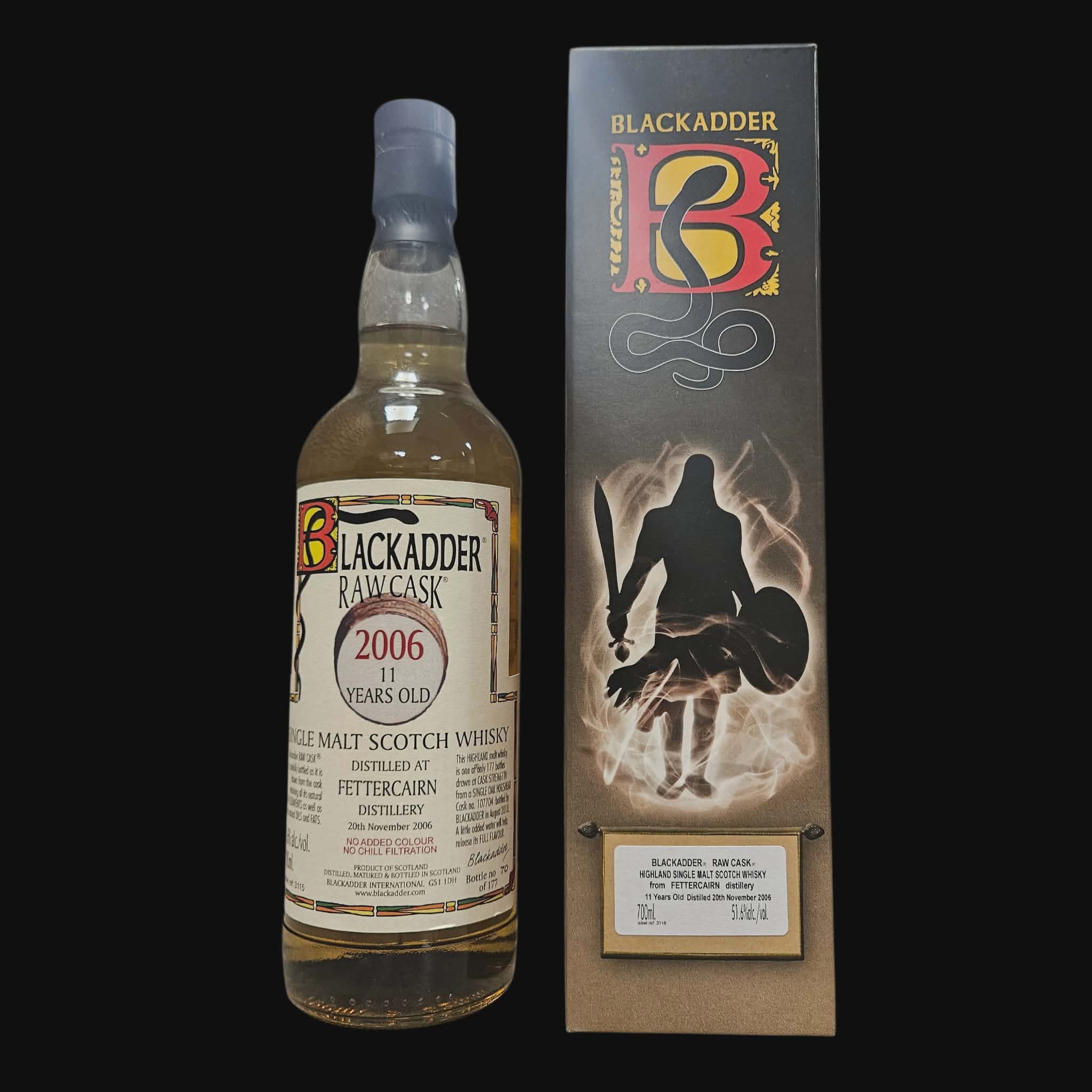 Fettercairn 2006 – Blackadder Raw Cask 51.6% (2018)