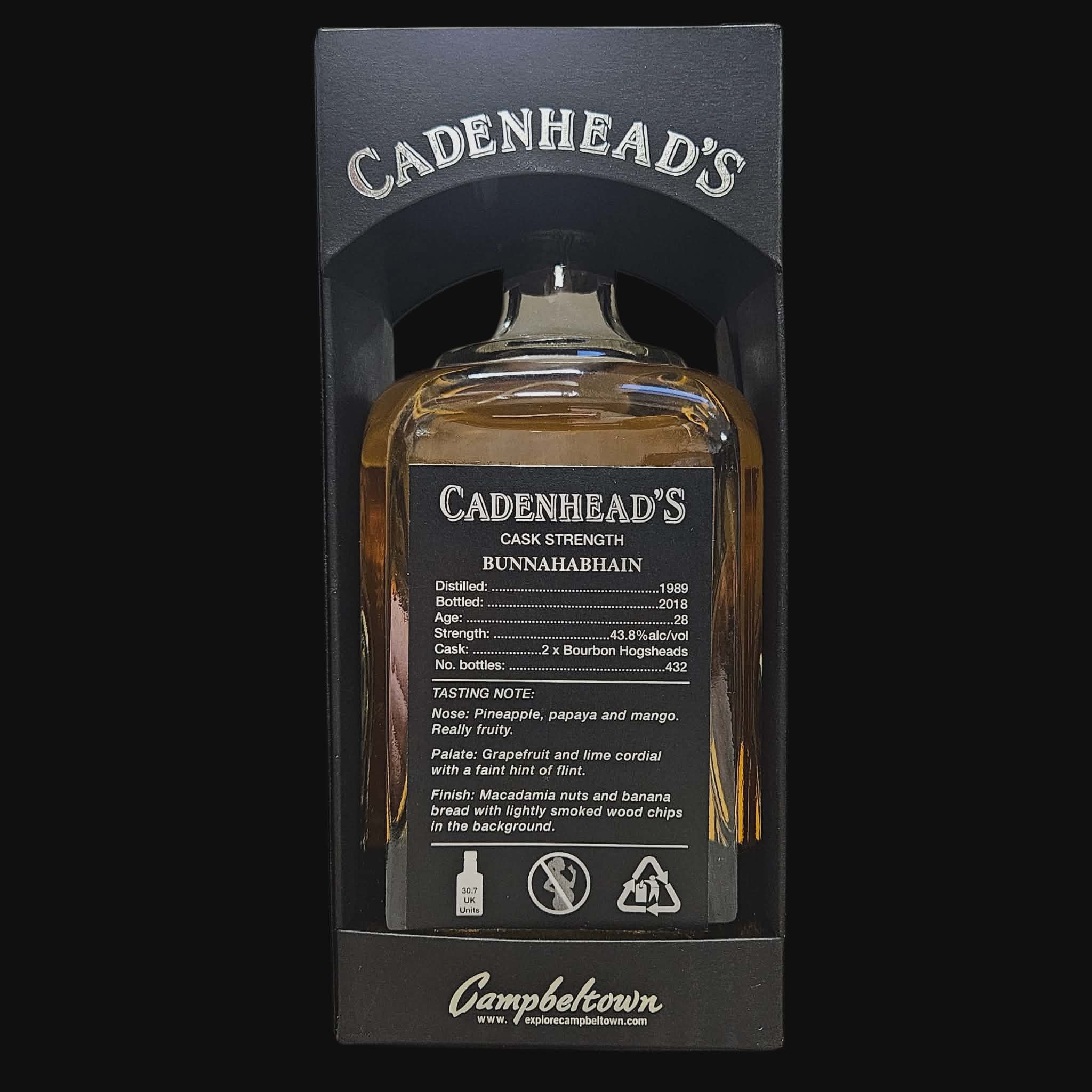 Bunnahabhain 1989 – Cadenhead's Small Batch (2018)
