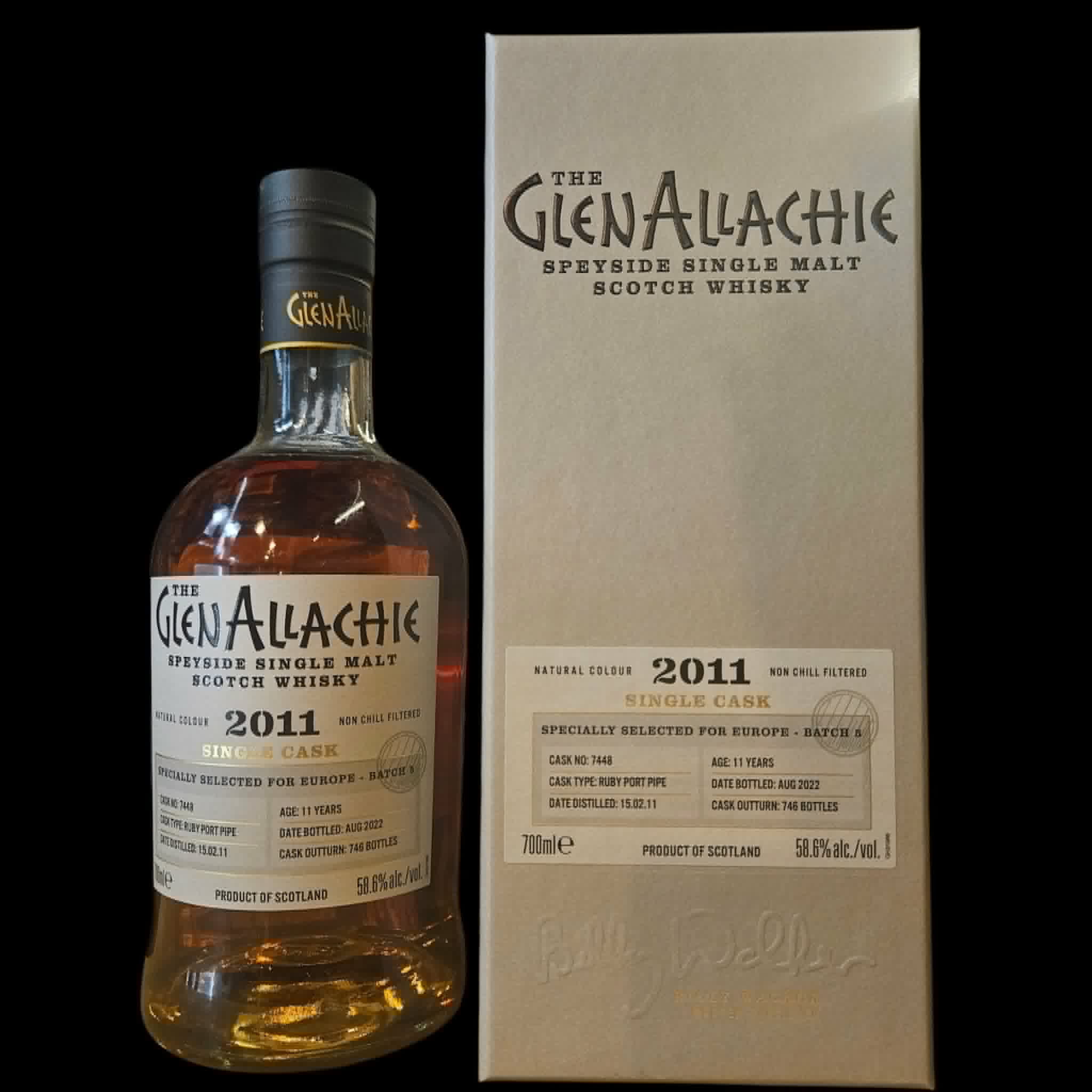 * Glenallachie 2011 Single Cask 58,6% (2022)