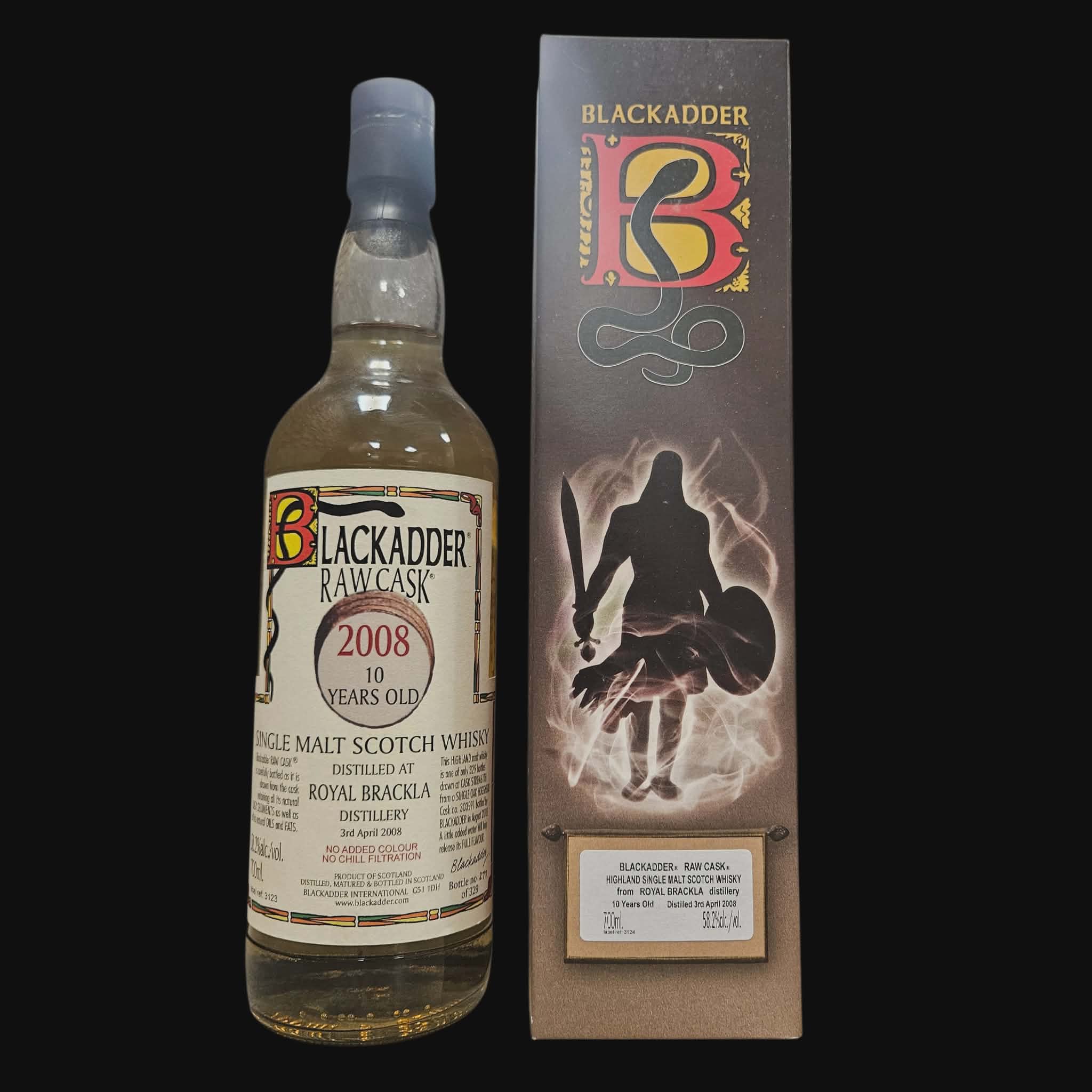 Blackadder Royal Brackla 2008 58.2% (2018)