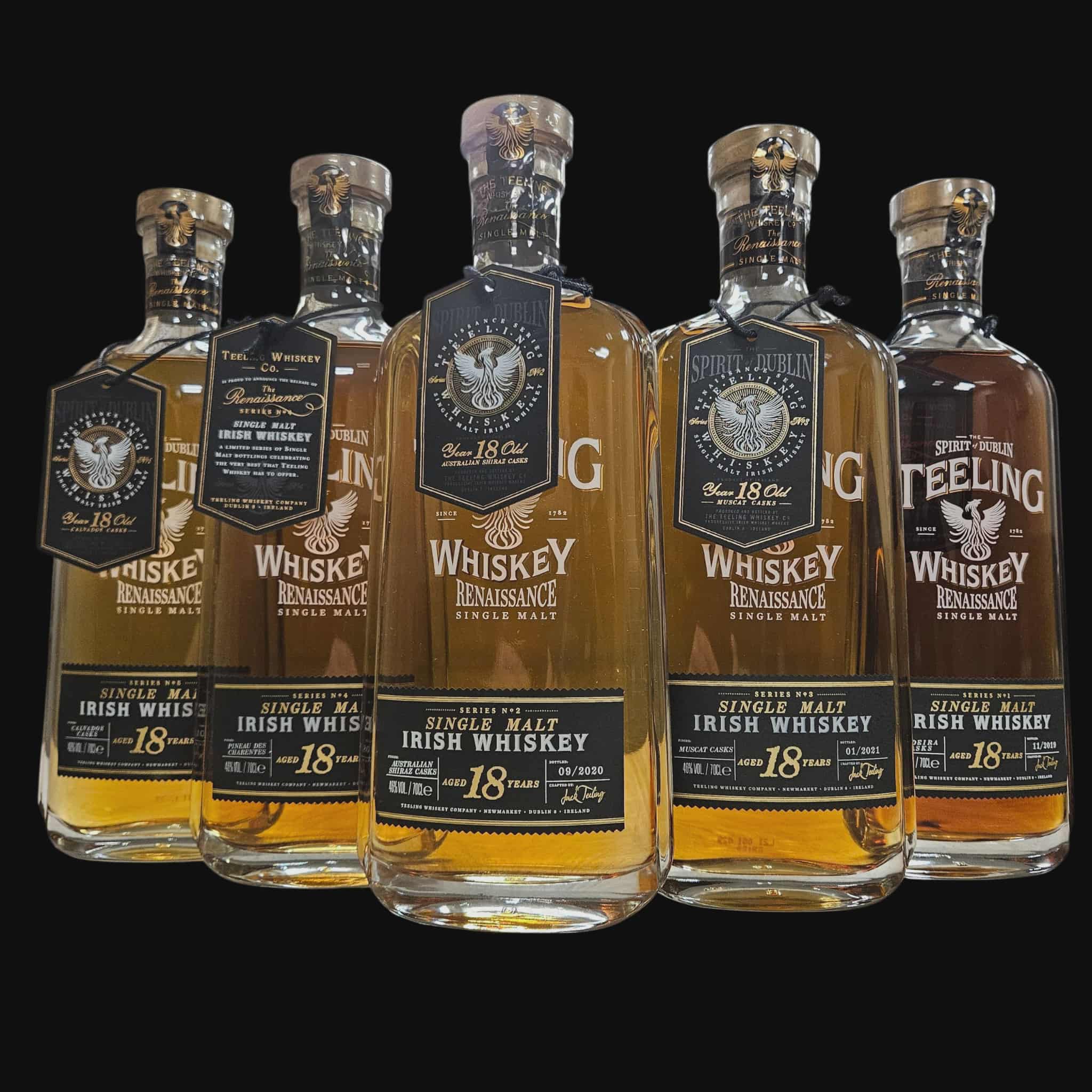 Teeling Renaissance Kollektion 5x 70Cl. (2019 - 2022)