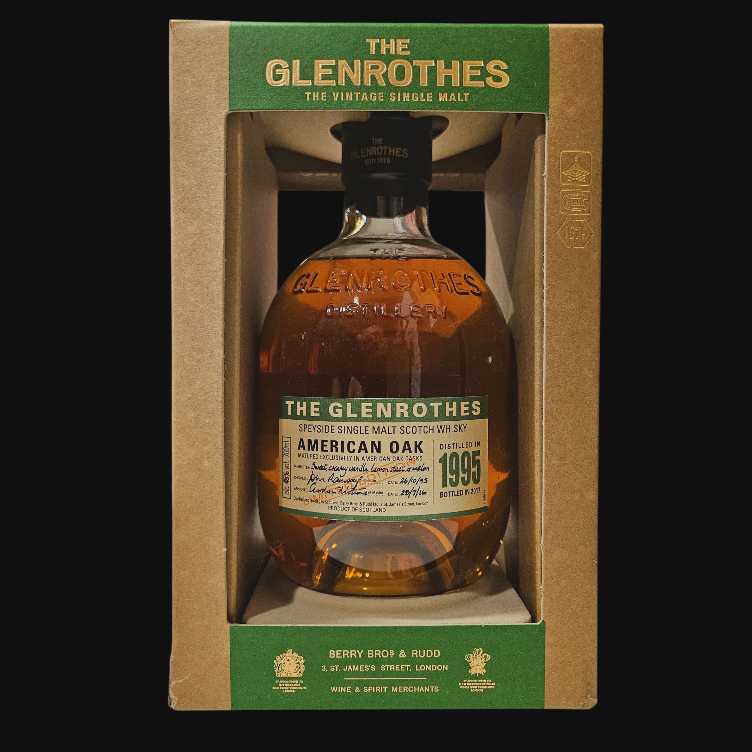 Glenrothes 1995 – American Oak (2016)