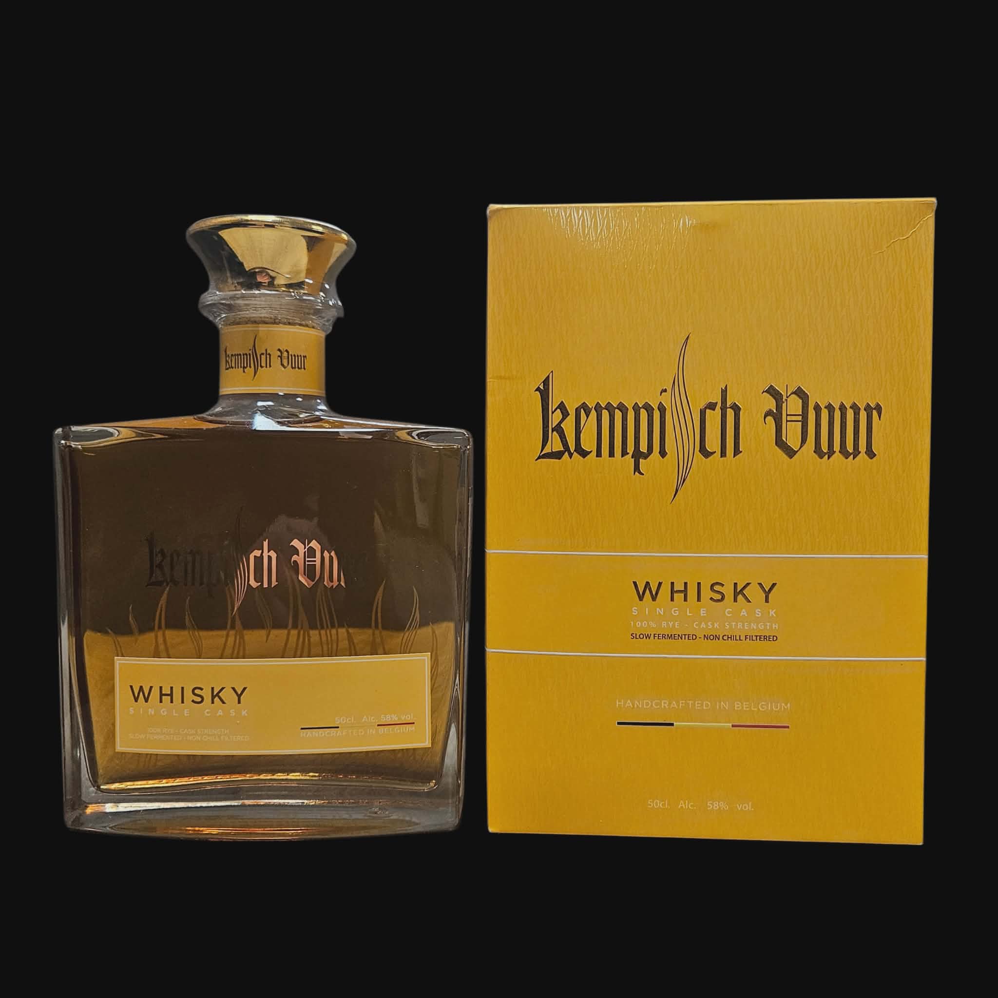 Kempisch Vuur – 100% Rye Whisky – Cask Strength 58% v(2023)