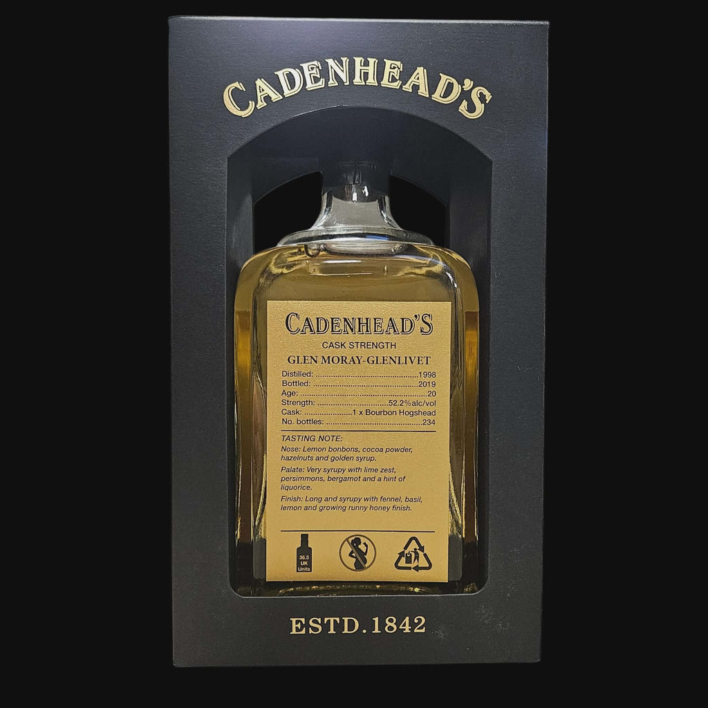 Glen Moray 1998 – Cadenhead’s Single Cask (2019)