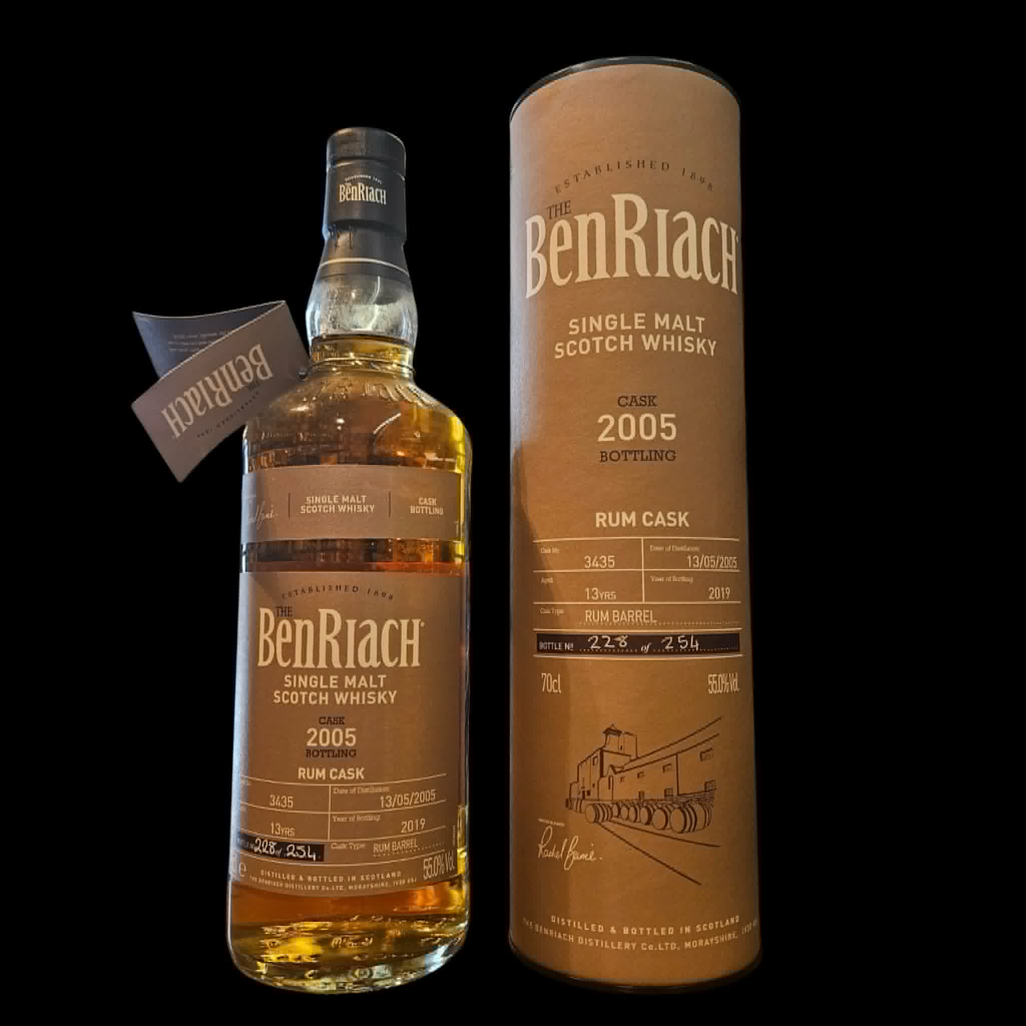 * Benriach 2005 Rum Cask 55,0% (2019)