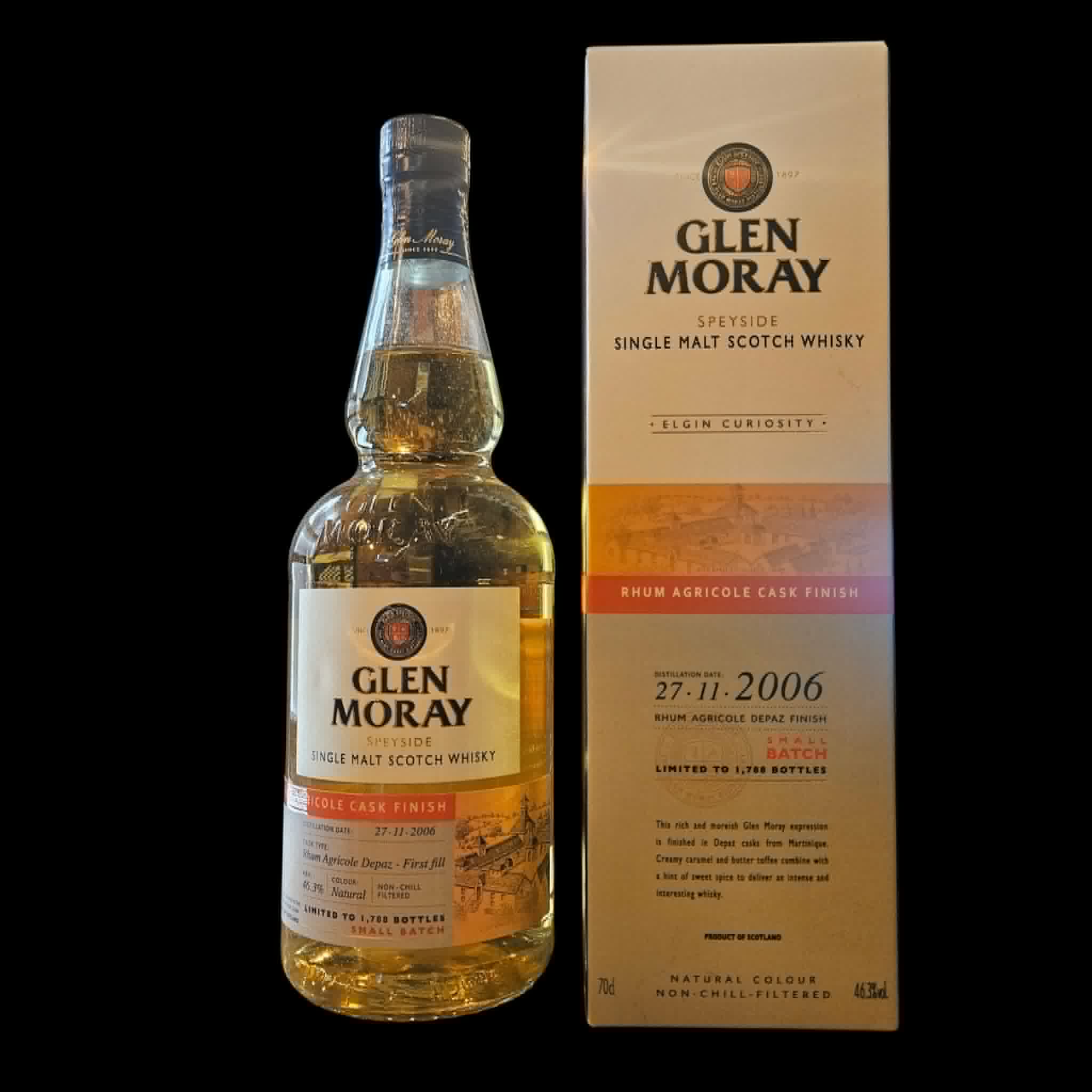 * Glen Moray 2006 Elgin Curiosity Rhum Cask (2021)