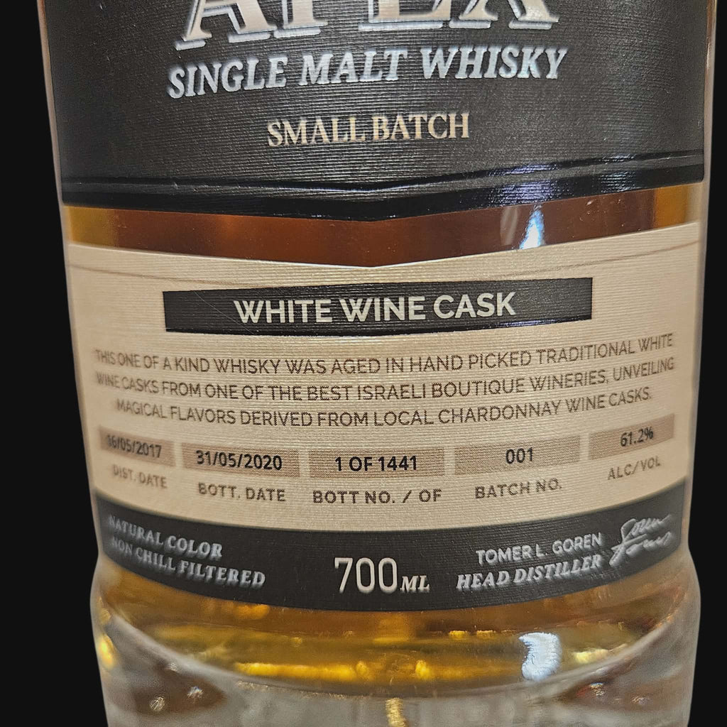 M&amp;H 2017 – APEX White Wine Cask Batch 001