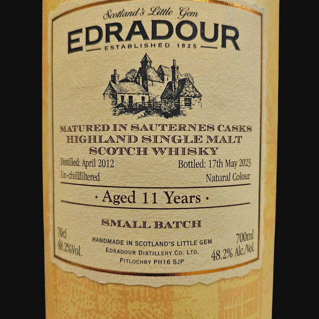 Edradour 11 Year – Sauternes Cask Matured 48.2% – Small Batch (2023)