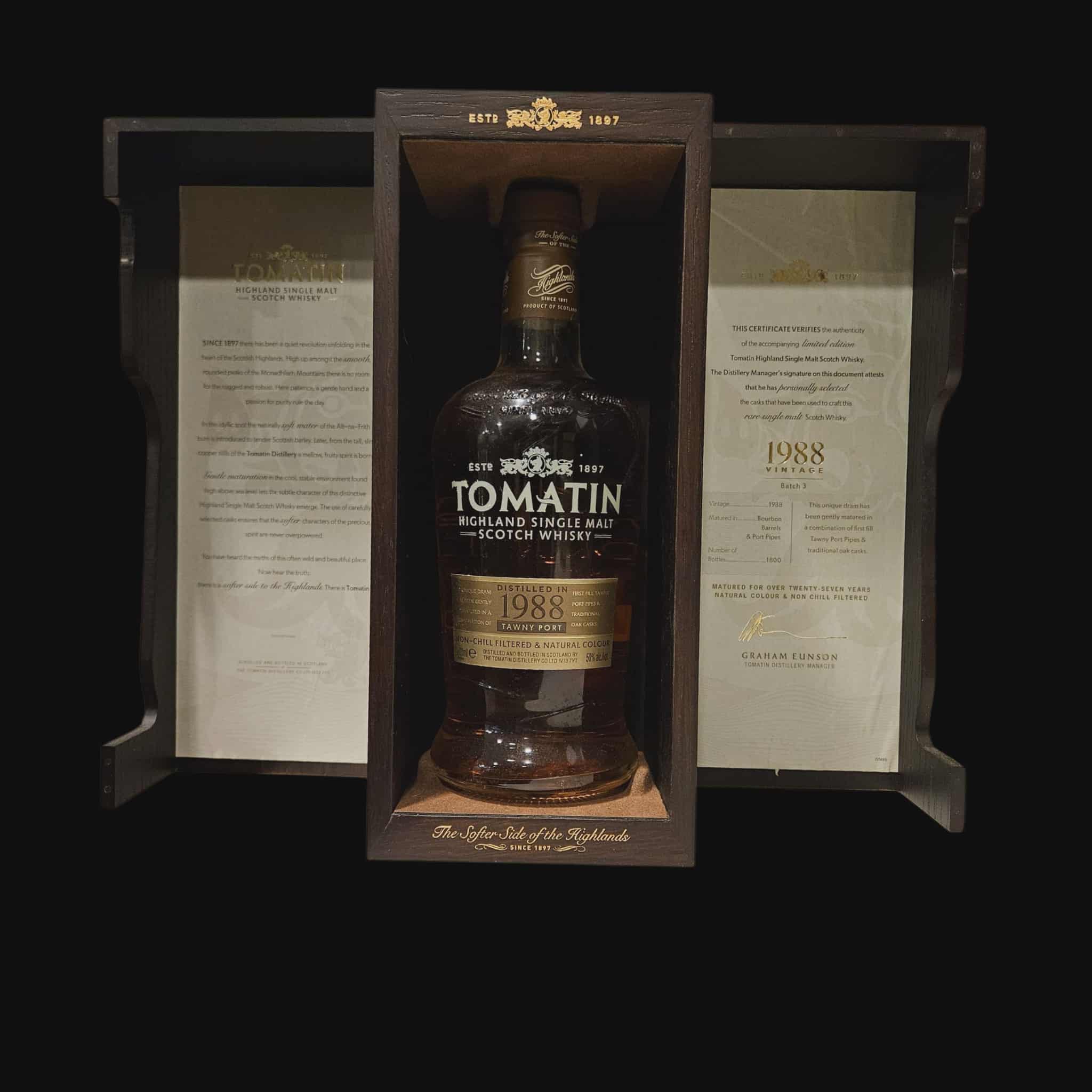 Tomatin 1988 – 27 Year Old 50.0% (2016)