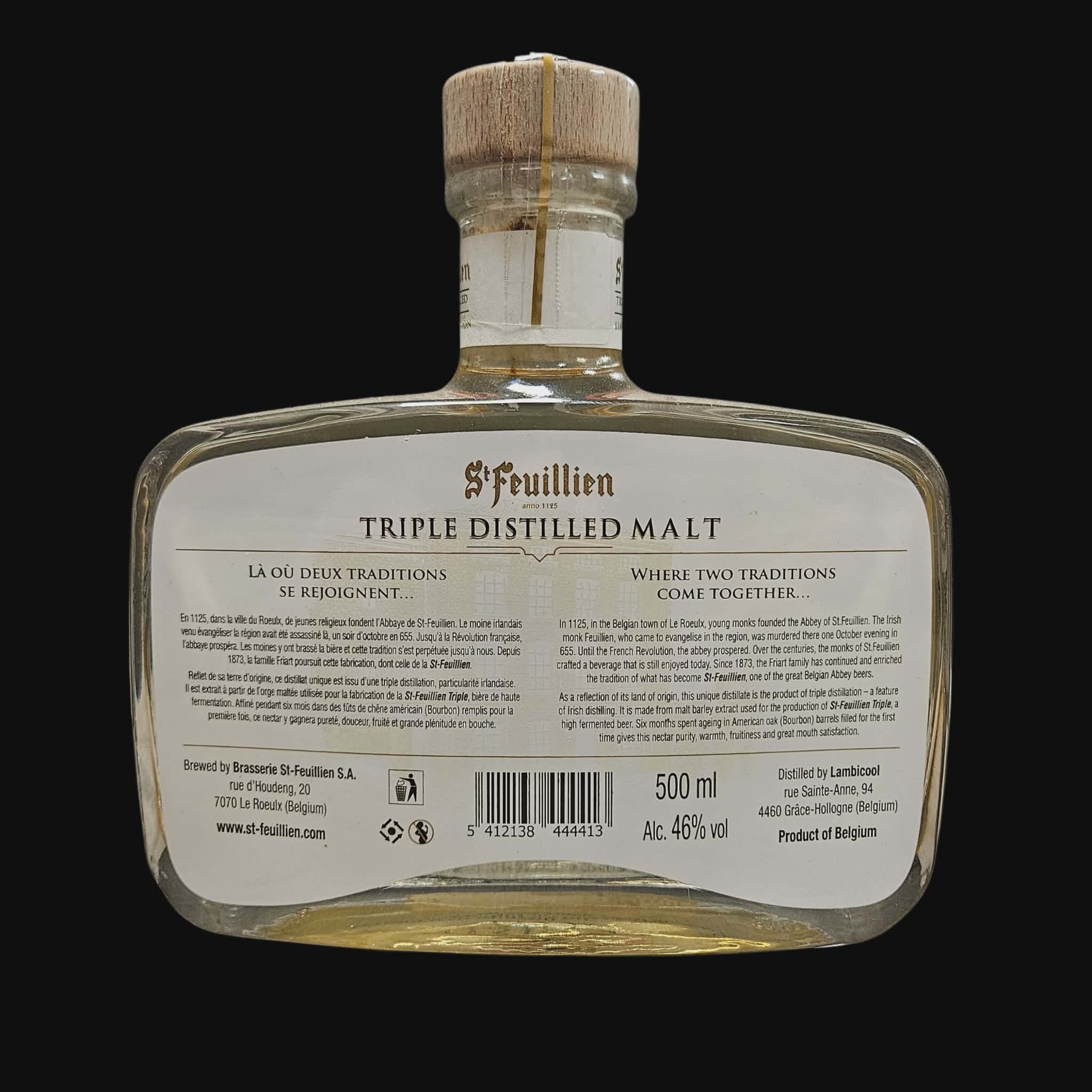 St-Feuillien Triple Distilled Malt 2018 – 46% ( 2019 )