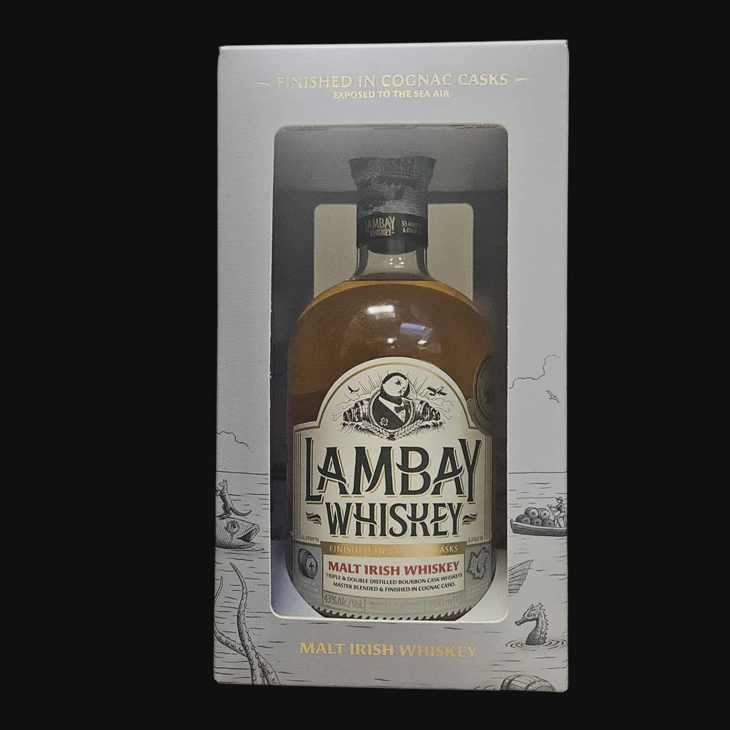 Lambay Malt Irish Whiskey – Cognac Cask Finish (43% – 70 cl)