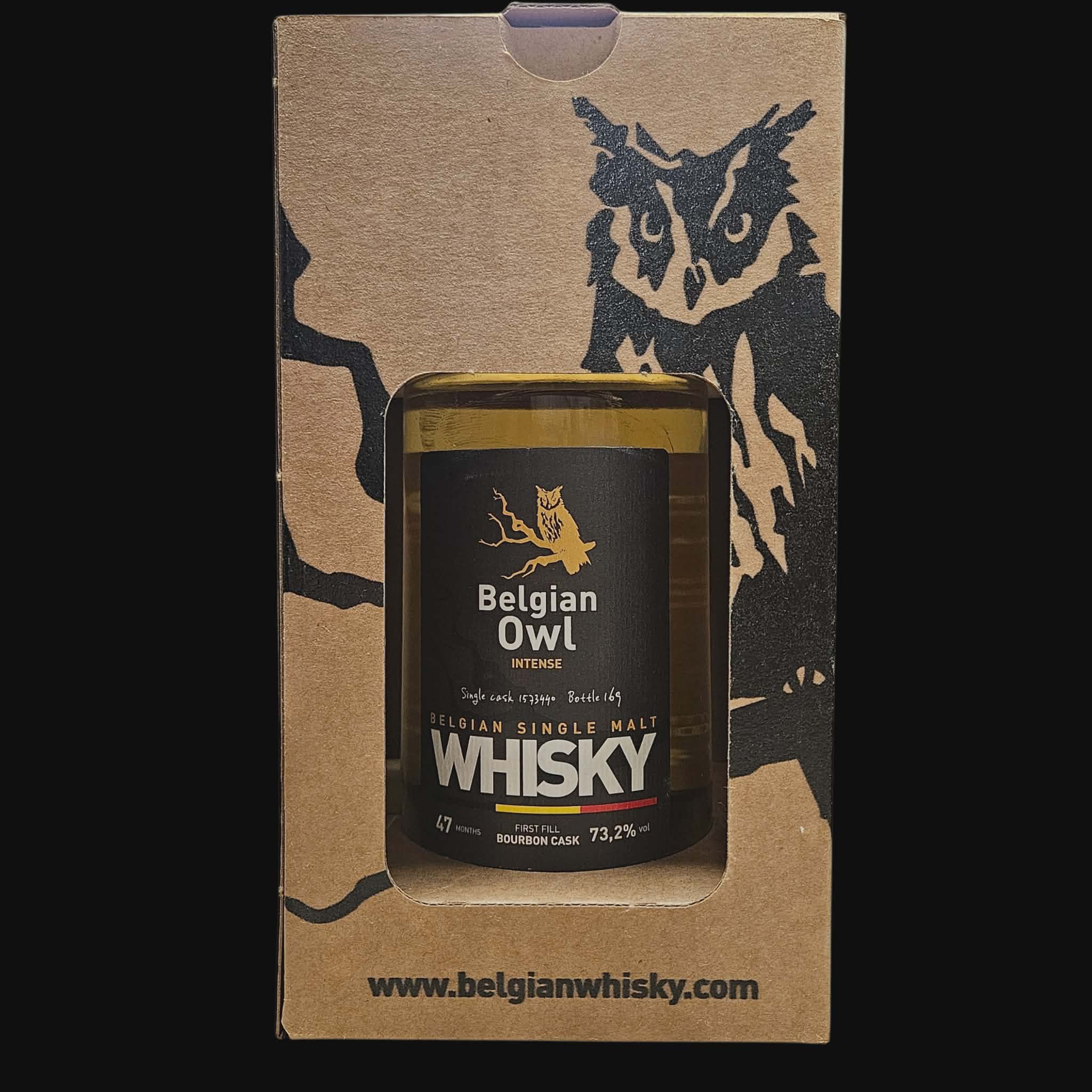 Belgian Owl – Intense Single Cask (47 months) – 73.2% – First Fill Bourbon (2021)