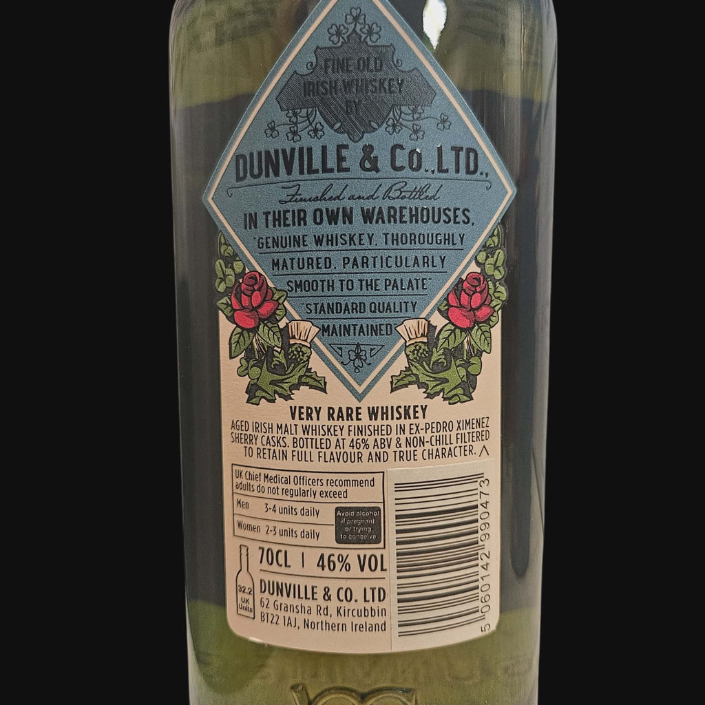 Dunville's PX 12 Years – Single Malt Irish Whiskey