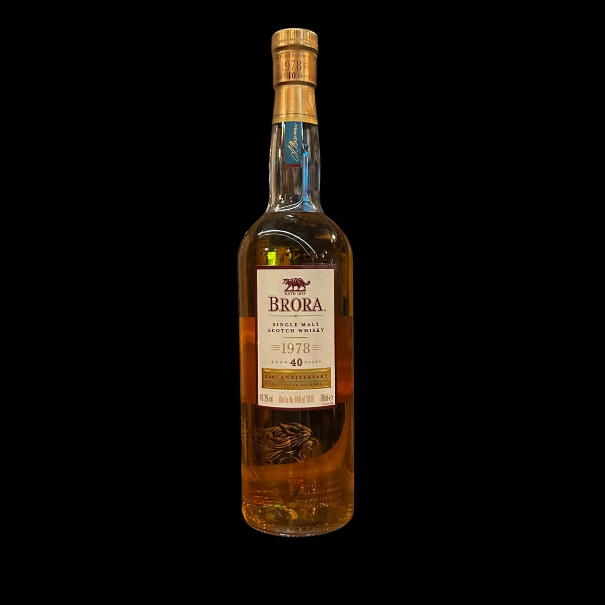 Brora 1978 40 Years fles 640 van 1819