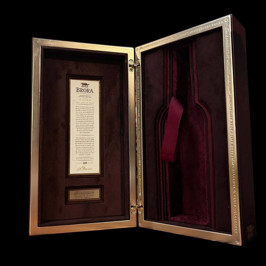 Brora 1978 luxe presentatiekist geopend