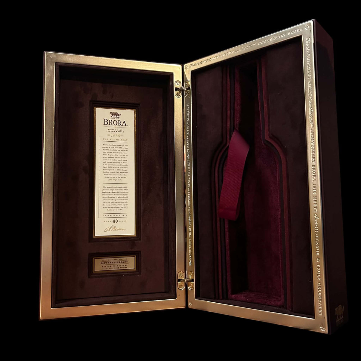 Brora 1978 luxe presentatiekist geopend