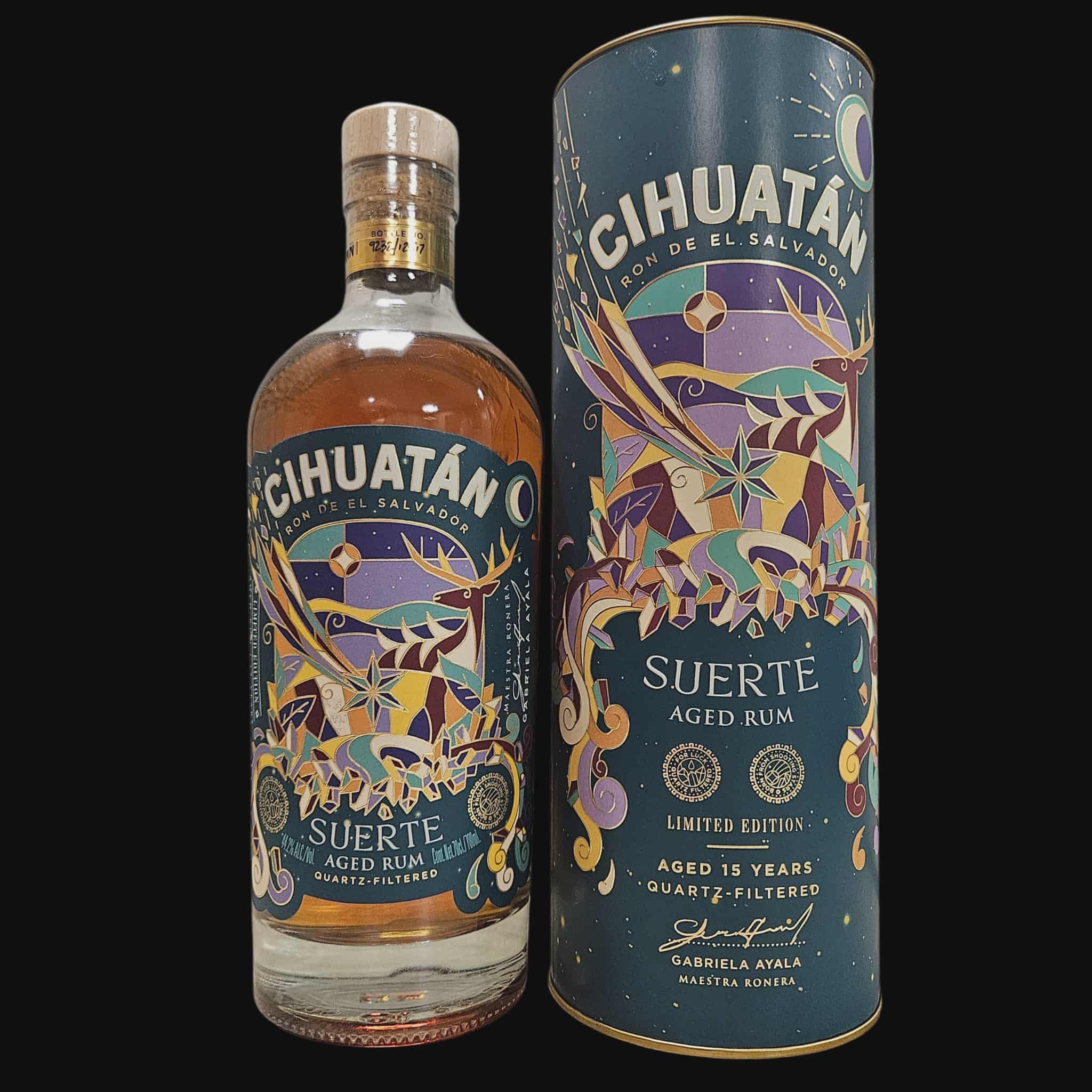 Cihuatán Suerte – 15 Year Old Limited Edition (40% – 70 cl)