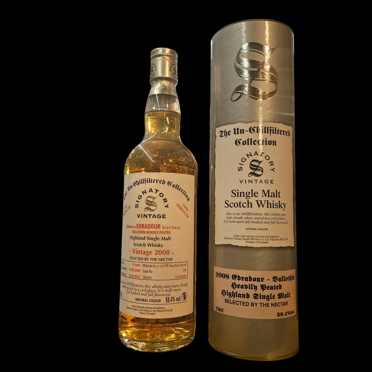 Ballechin 2008 Signatory Vintage 14 Years Old – Cask Strength – The Nectar Exclusive