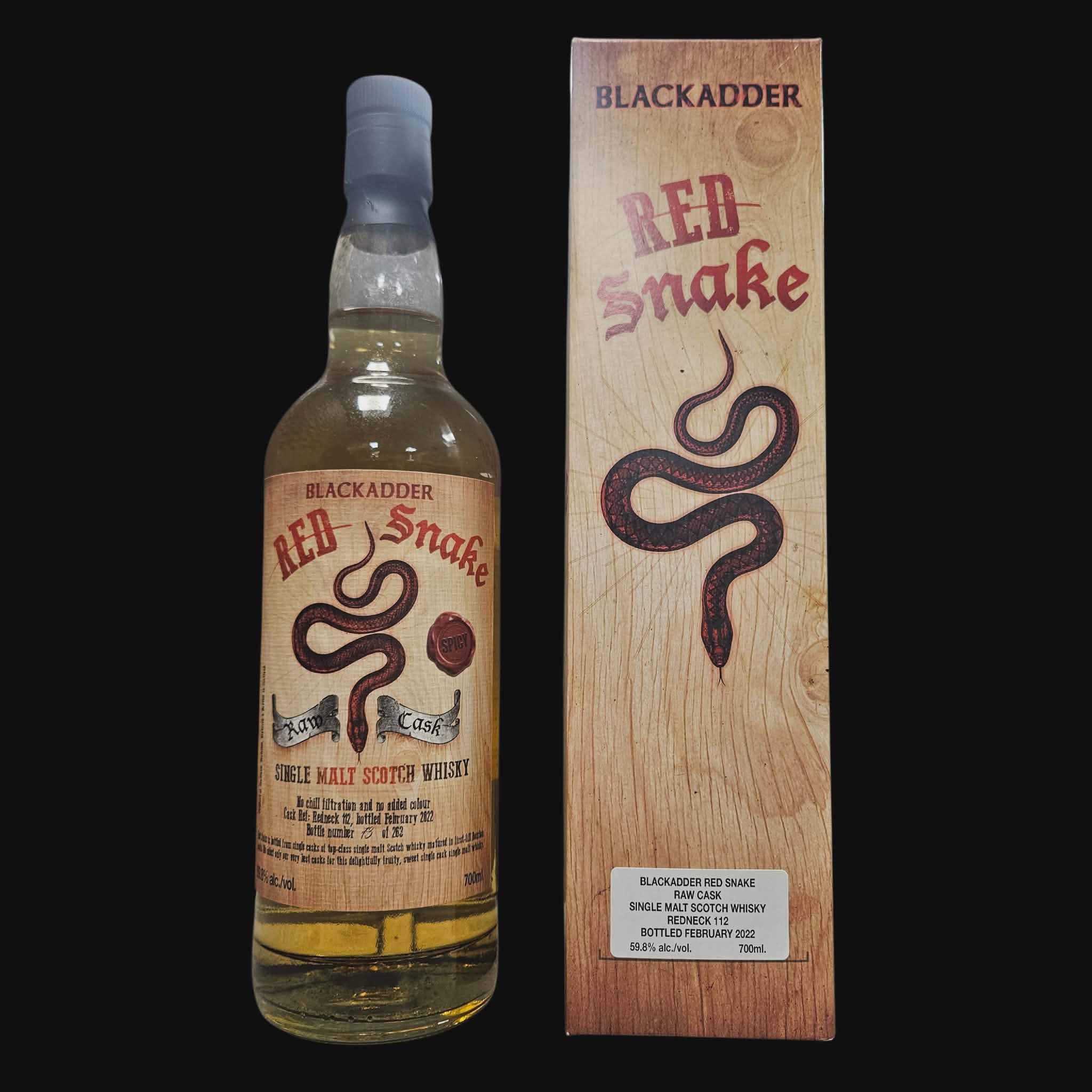 Blackadder Red Snake Raw Cask – 59,8% (2022)