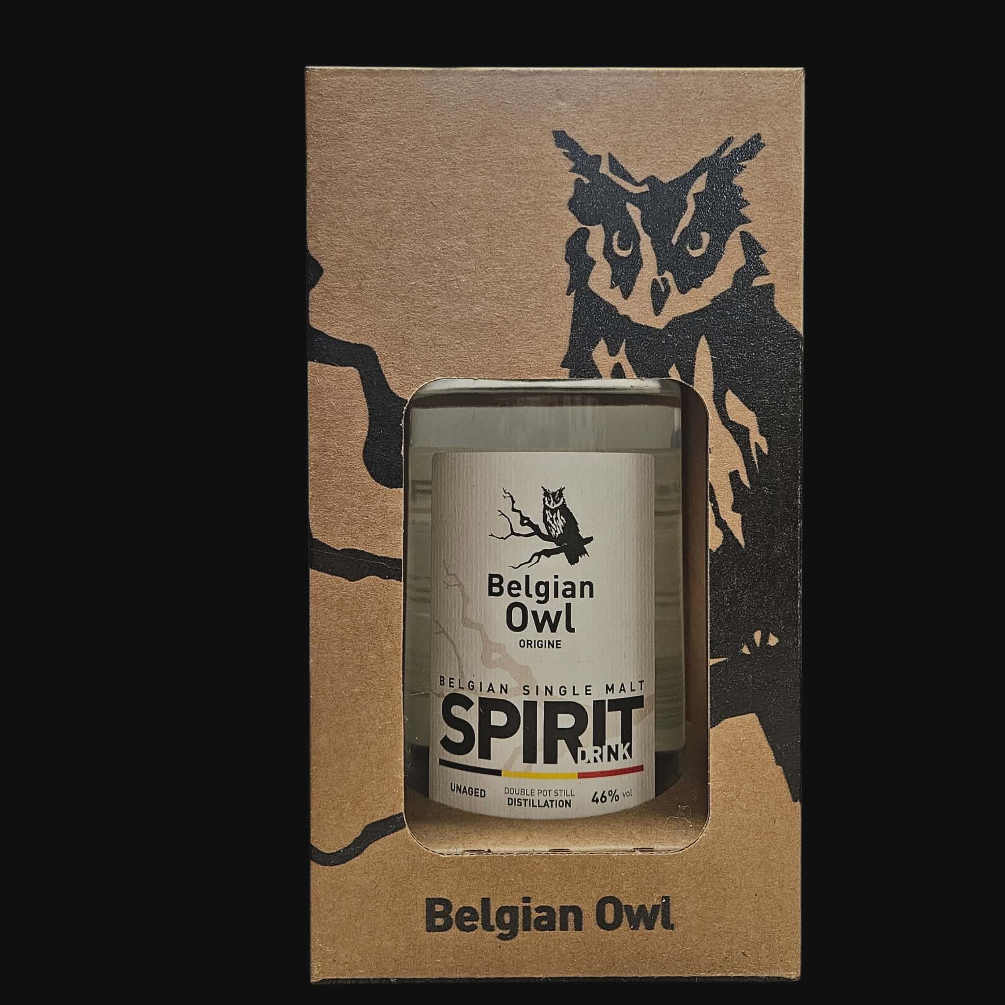 Belgian Owl – Spirit Drink 46% (Unaged Single Malt) – 50 cl