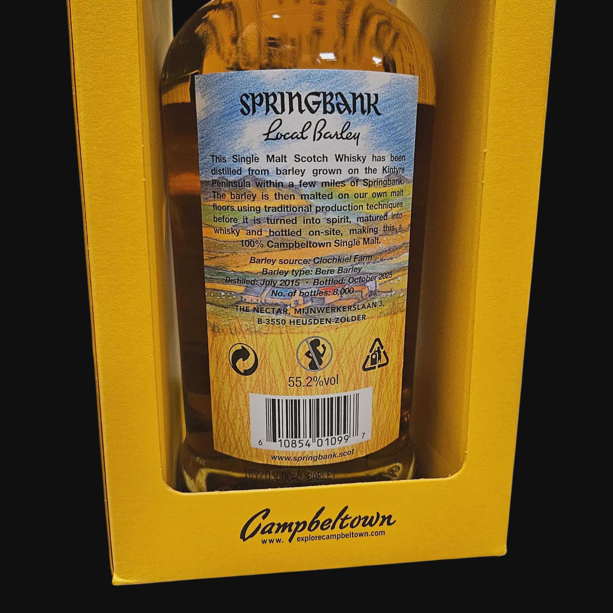 Springbank Local Barley 10Y 55.2% ( 2025 )