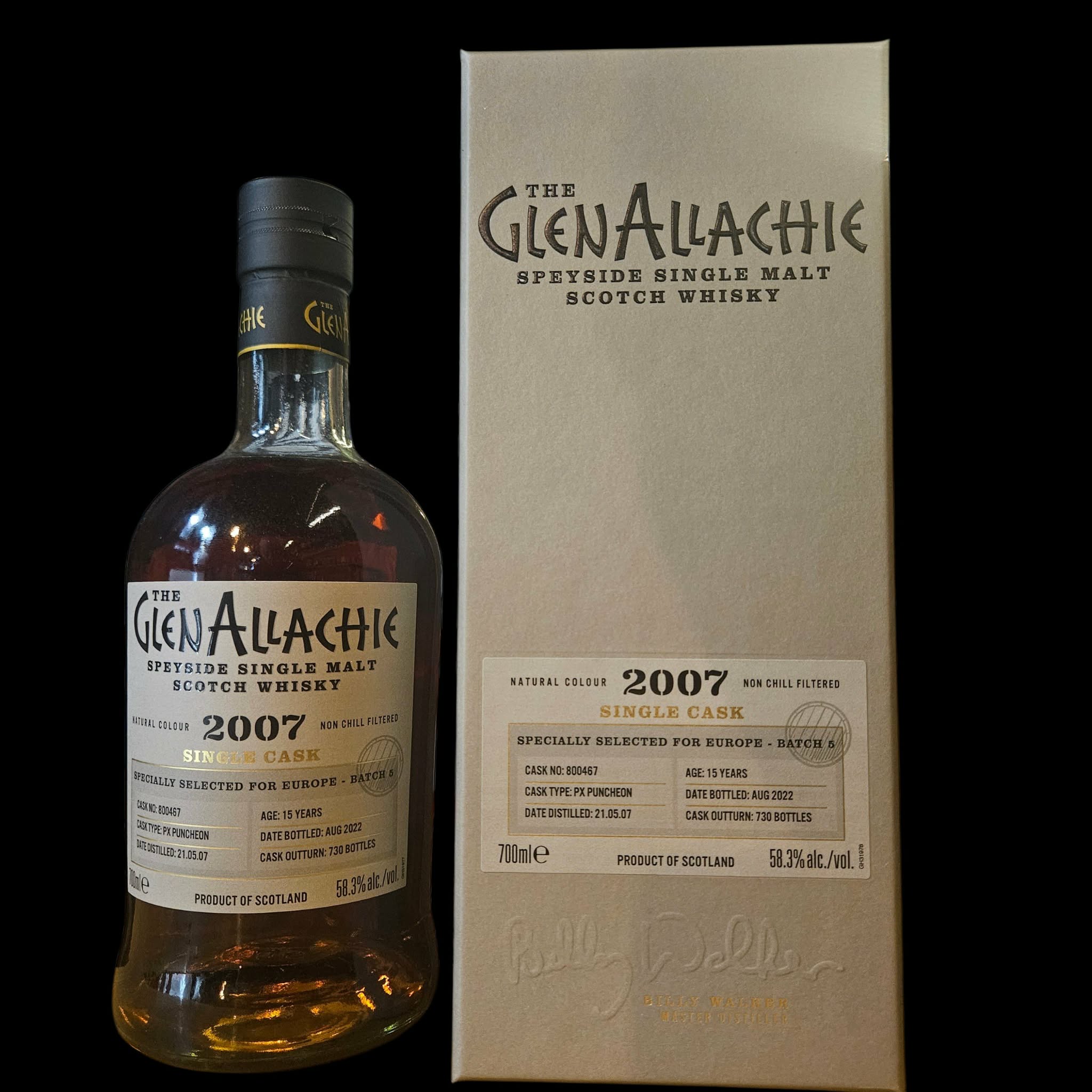 * Glenallachie 2007 Single Cask 58,3% (2022)