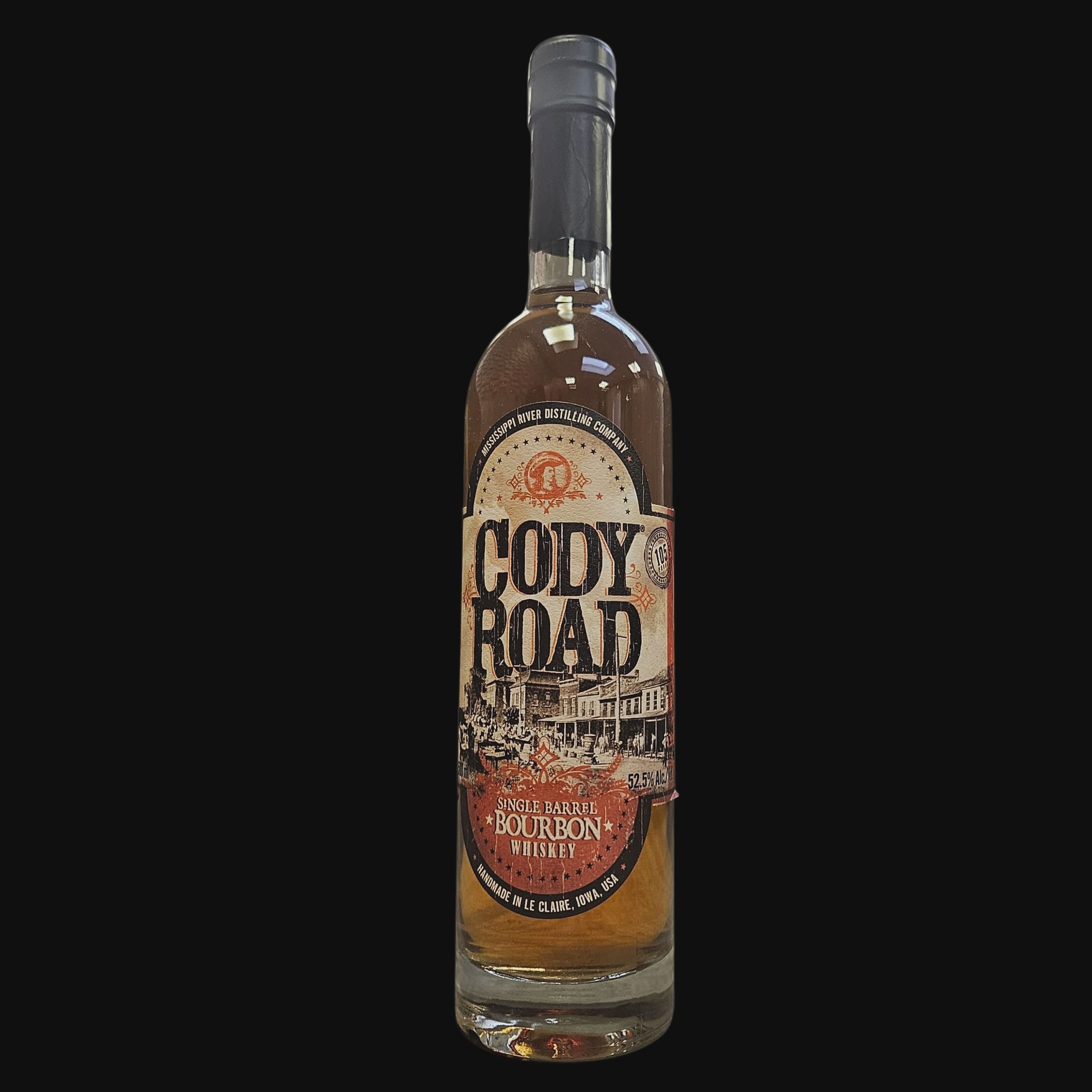 Cody Road Single Barrel Bourbon – 52.5%