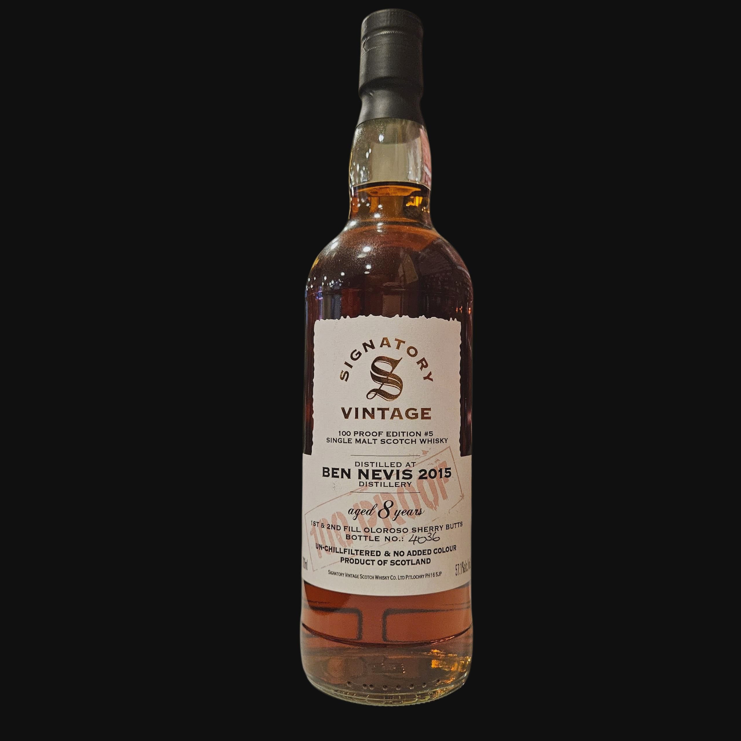 Ben Nevis 2015 Aged 8 Years 57.1% (2024)