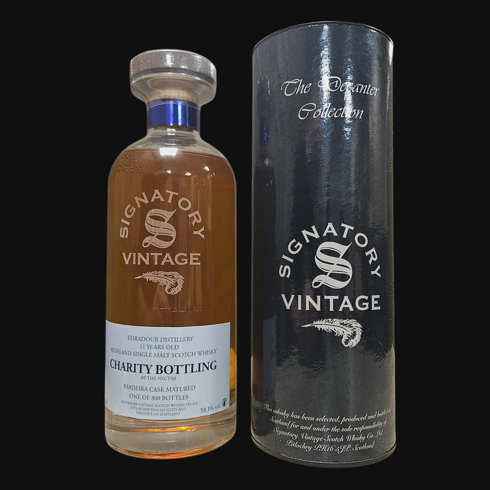 Signatory Vintage – Edradour 11 Year Madeira Cask (Charity Bottling) – 58,1% (2022)