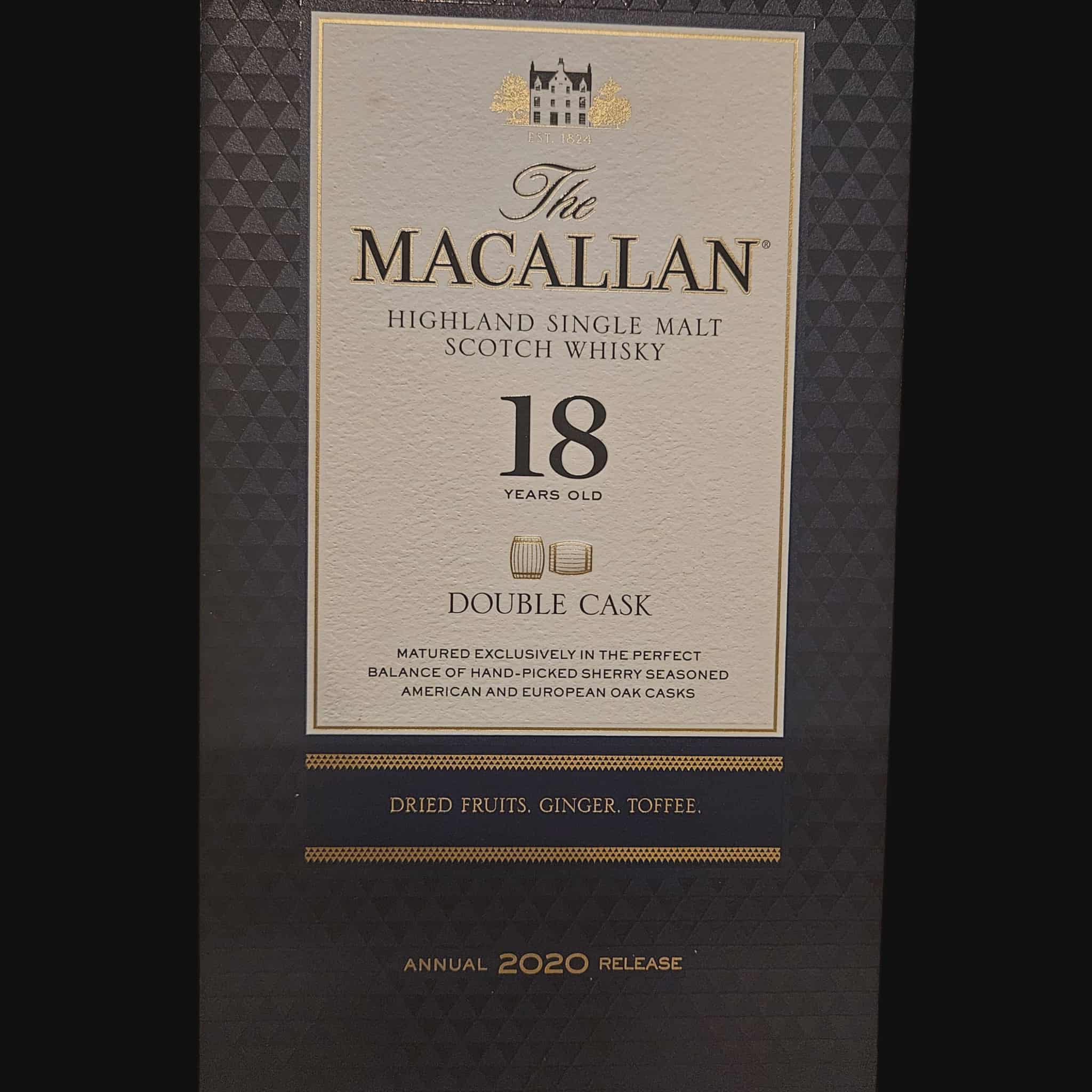 Macallan 18 Year Old Double Cask (2020)