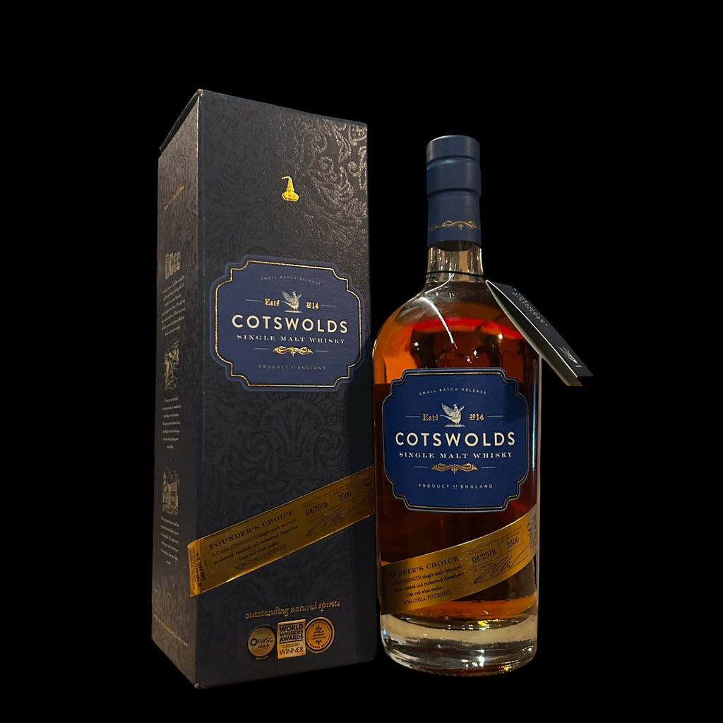 Cotswolds Founder's Choice 04/2019 70cl whisky met originele doos