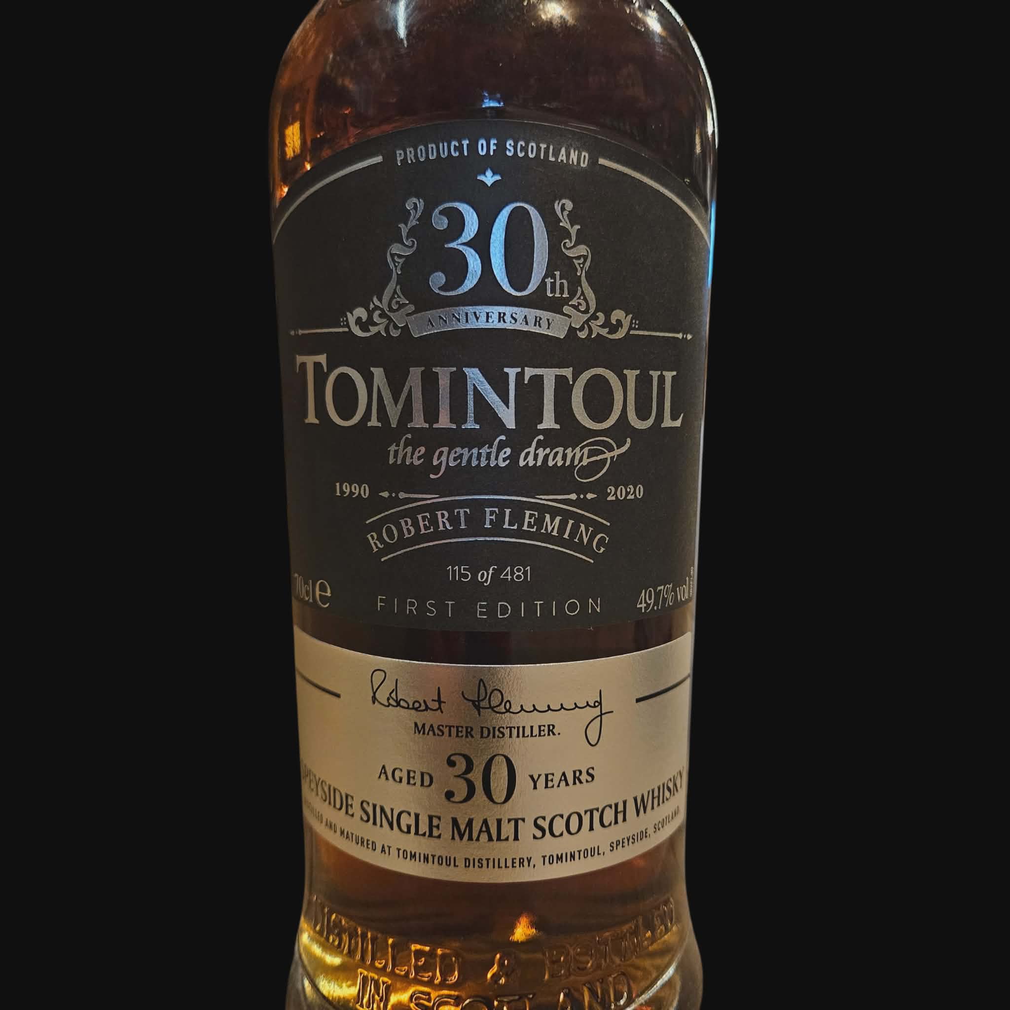 Tomintoul 30 Year Old – 30th Anniversary Robert Fleming First Edition ( 2020 )
