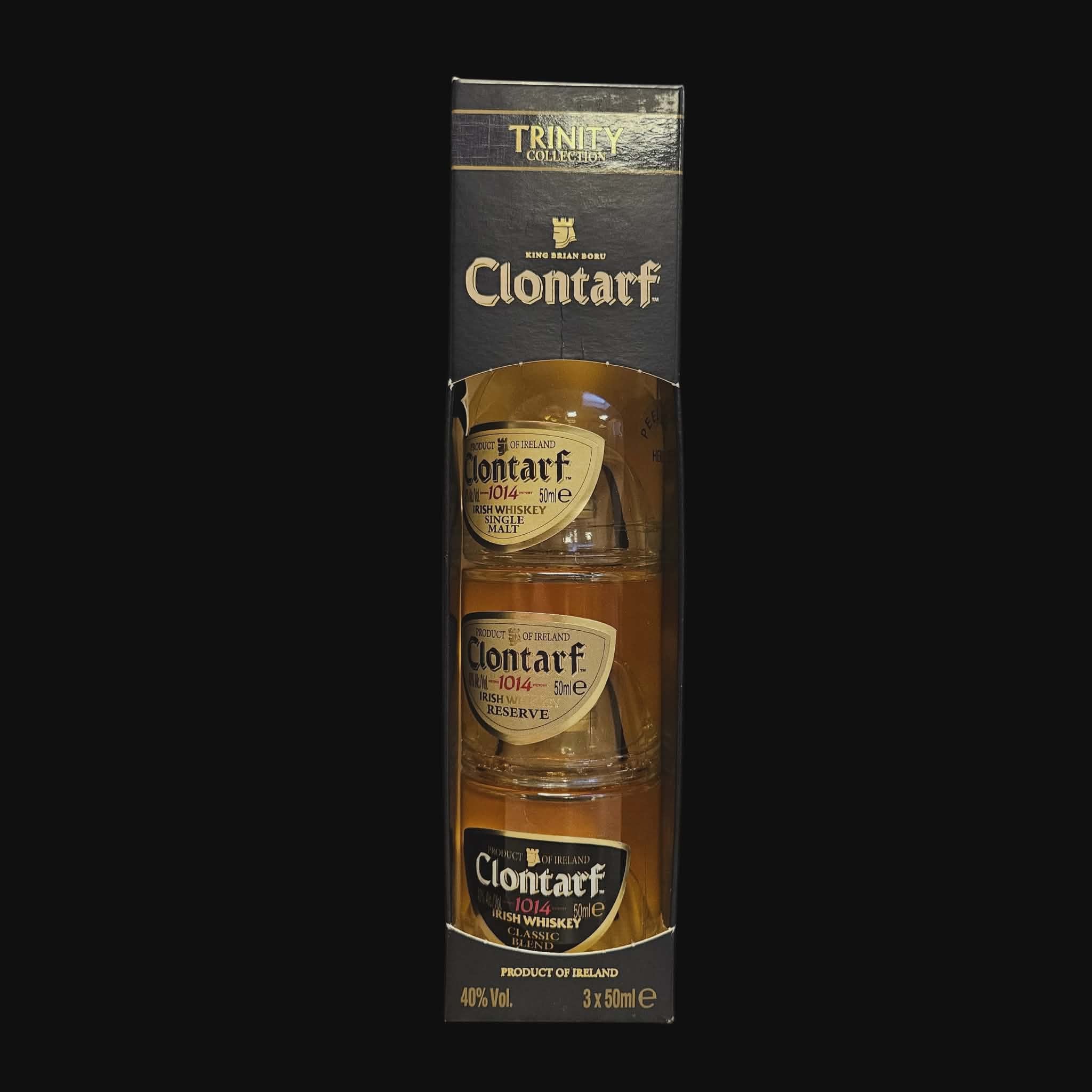 Clontarf Trinity Collection – 3 × 50 ml (Irish Whiskey)