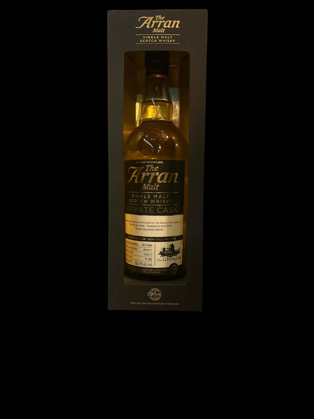Arran 2011 Private Cask – Whisky Fair Limburg 2017 – 52.1% – 70 cl
