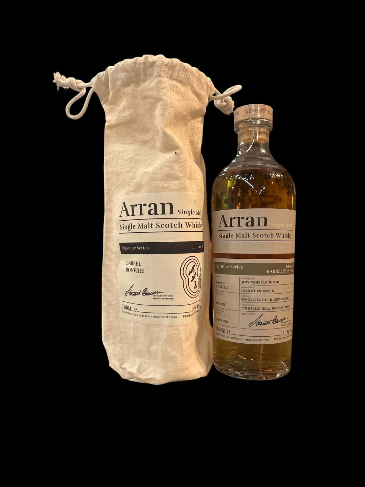 Arran 11 ans – Barrel Bonfire – The Signature Series Edition 2 – 50 % – 70 cl