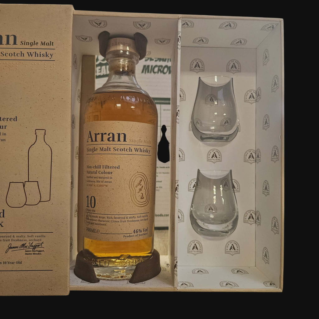 Arran 10 Year Old – Special Edition Bottle &amp; Glass Pack