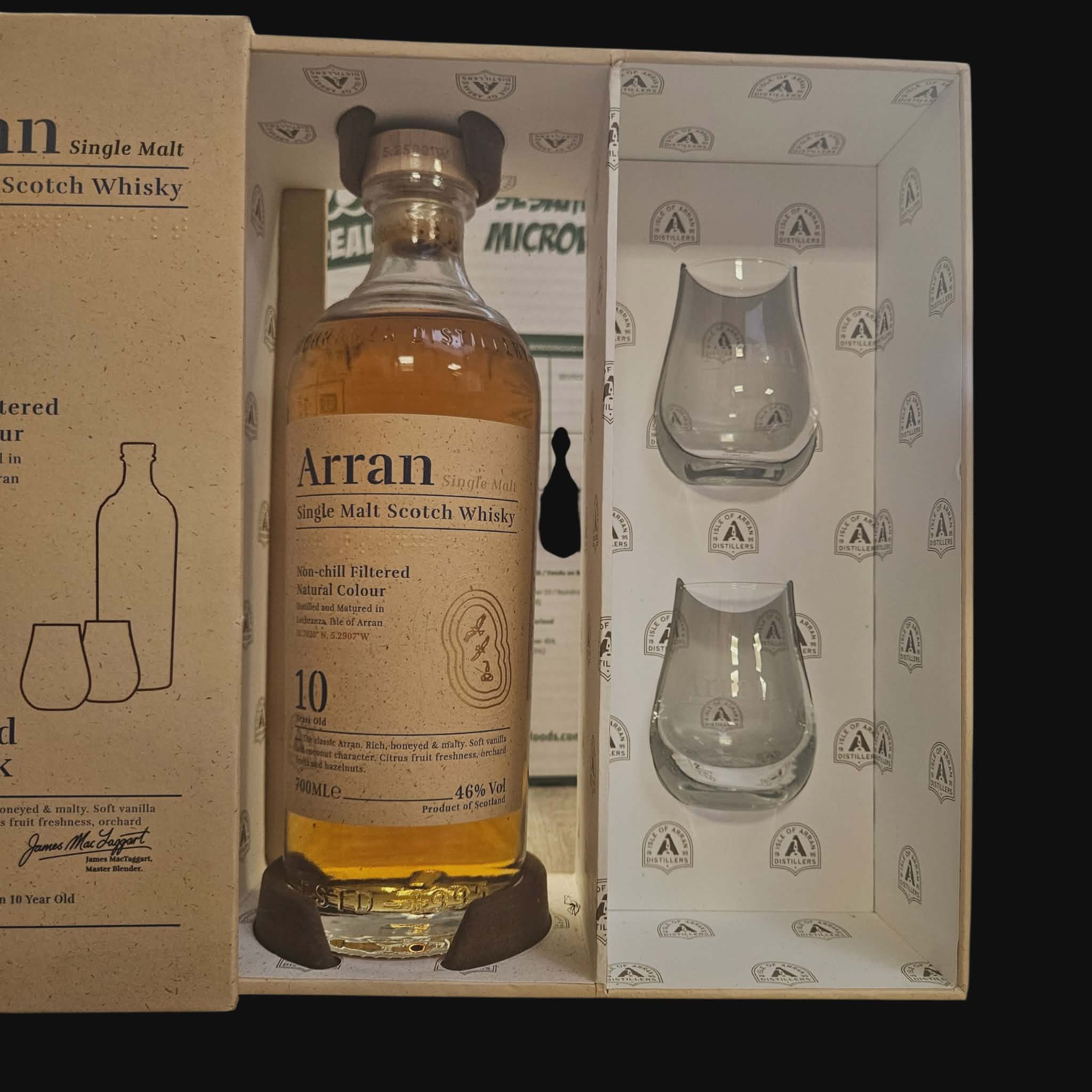 Arran 10 Year Old – Special Edition Bottle &amp; Glass Pack