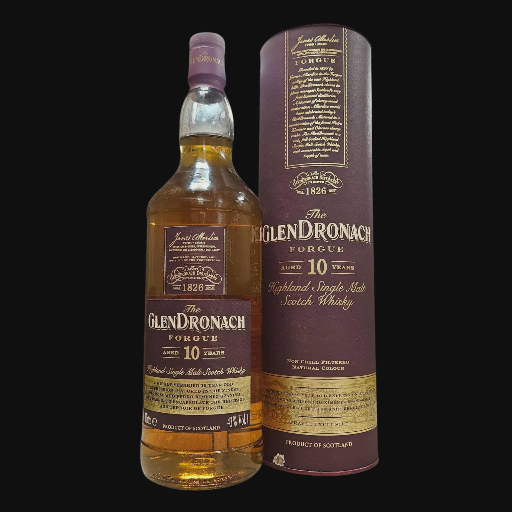 Glendronach Forgue 10 Year Old