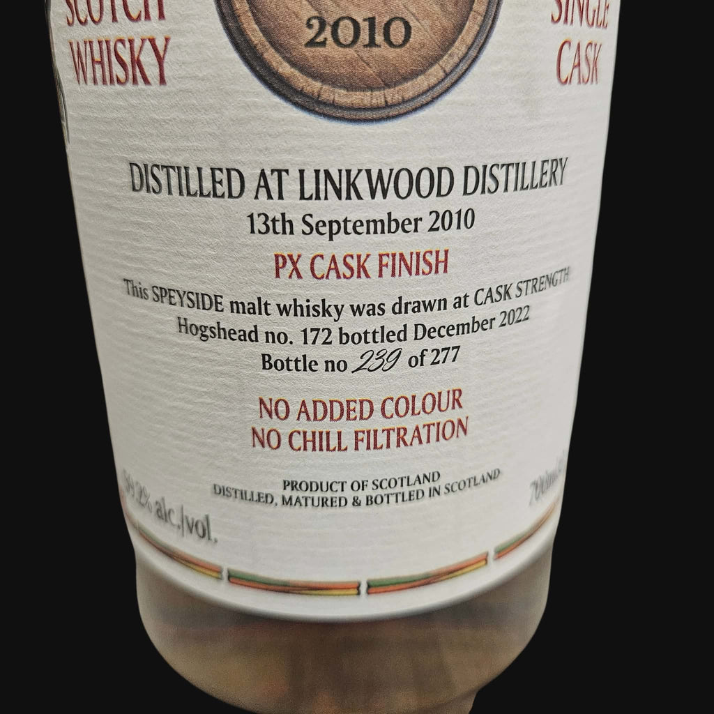 Blackadder Linkwood 12 Year Old Raw Cask – 59.2% (2022)