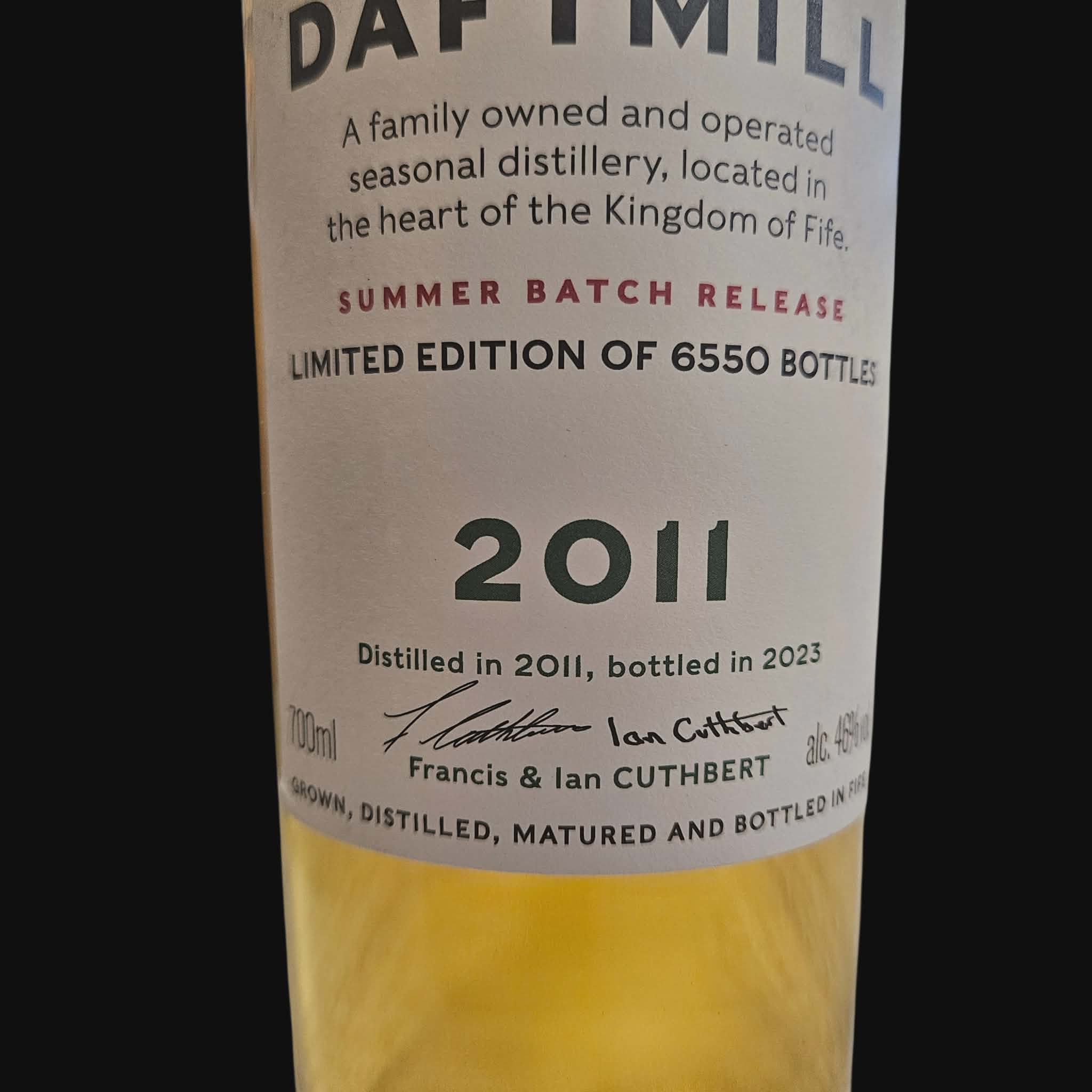 Daftmill Distillery 2011 – Summer Batch Release (2023)