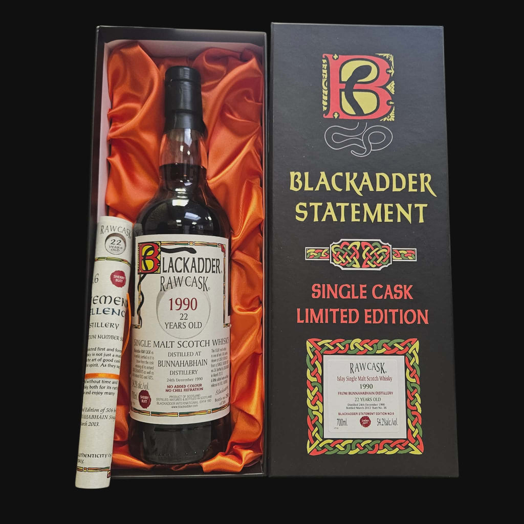 Blackadder Bunnahabhain 1990 – 22 Year Old – Statement Edition No. 6 – 54,2% (2013)