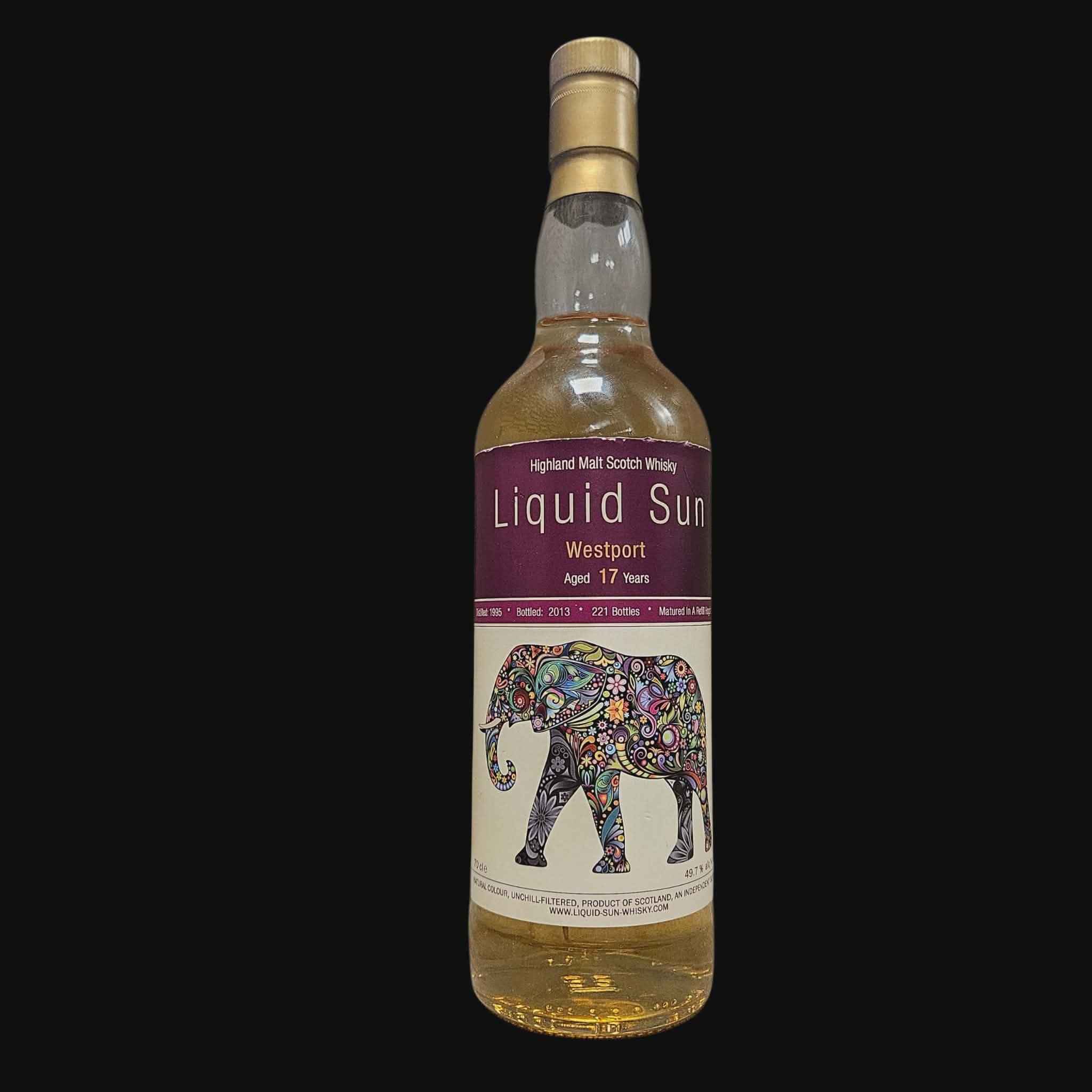 Westport 1995 – Liquid Sun (LS) – 17 Year Old – 49.7% (2013)