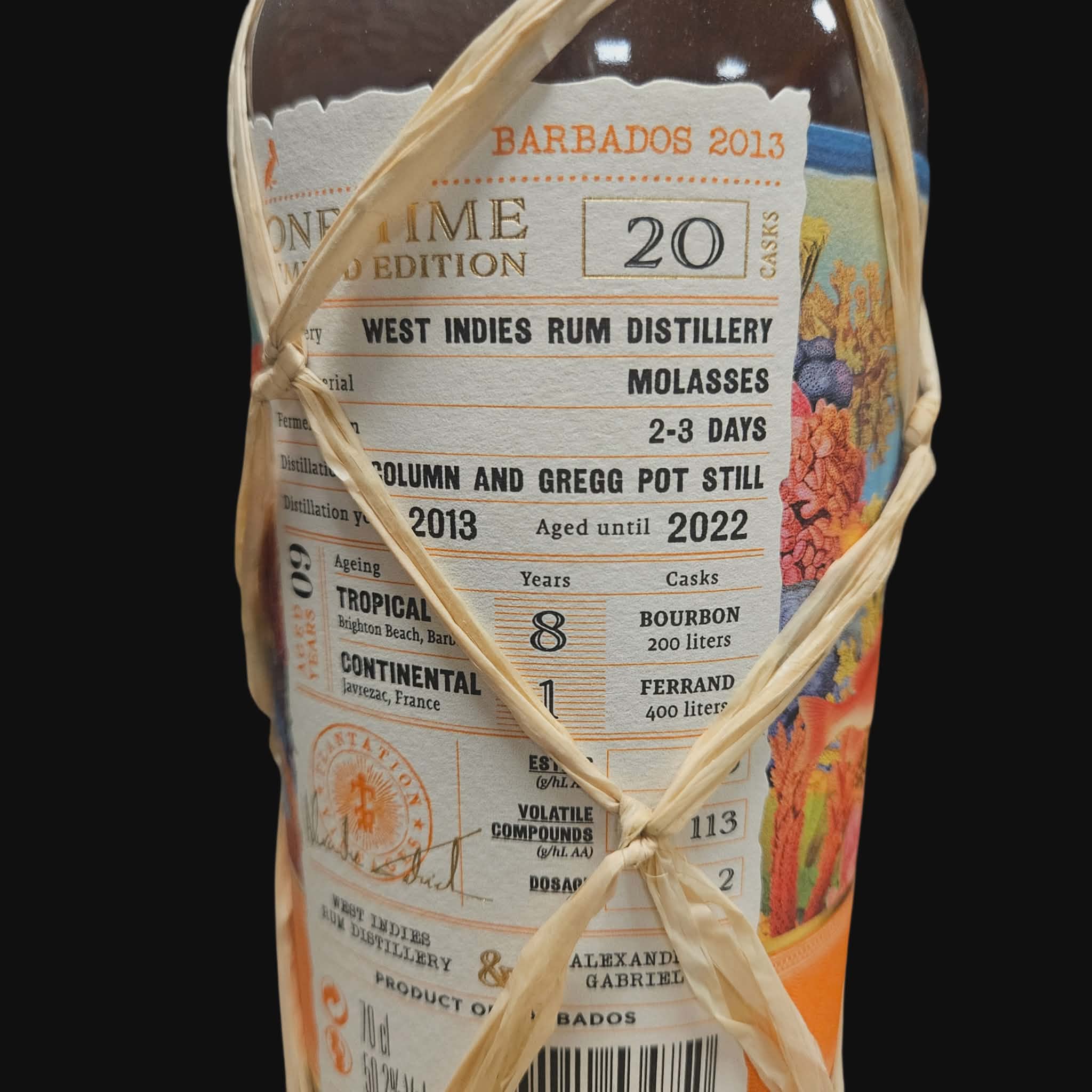 PLANTATION – BARBADOS 2013 – Einmalige limitierte Edition – 9 Jahre – 50,2 % 