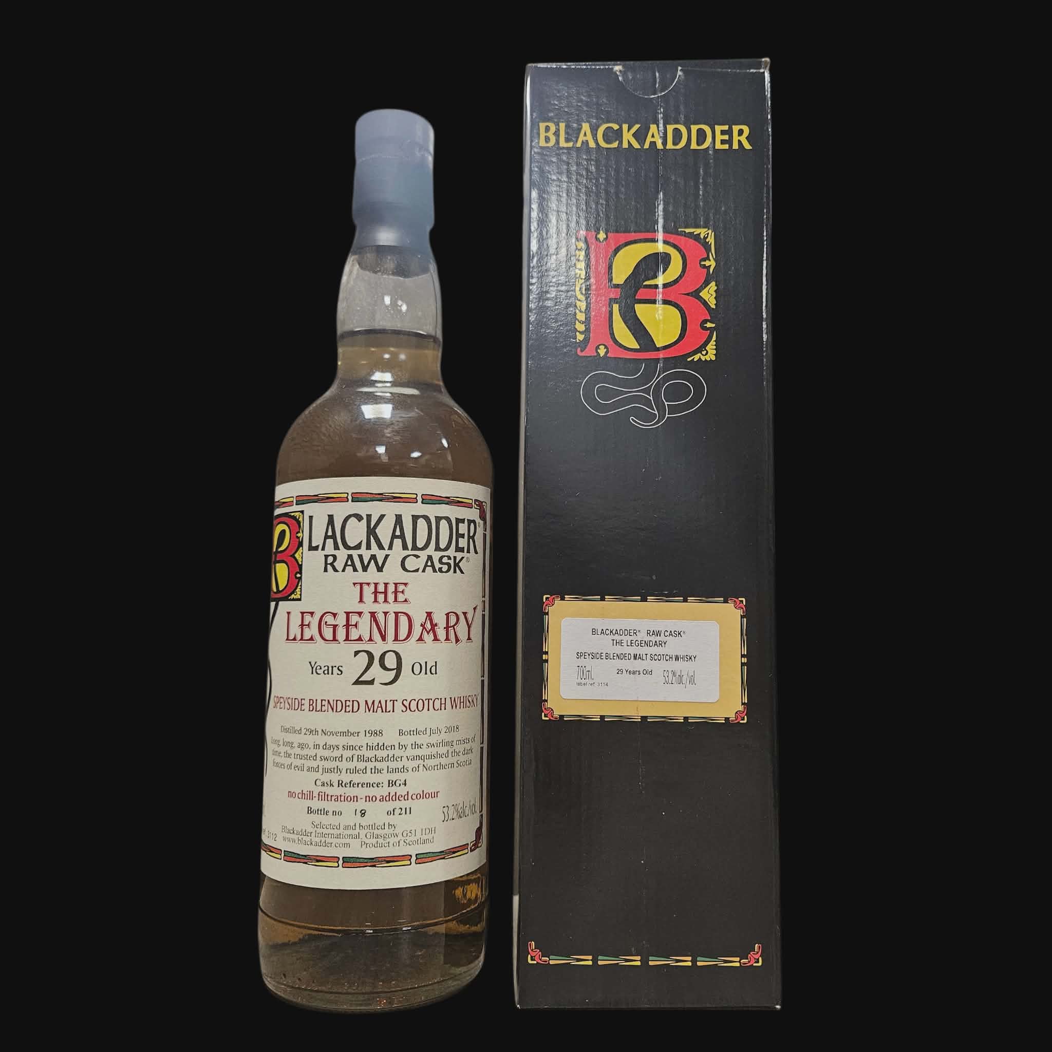 Blackadder Burnside 1988 The Legendary – 53,2 % (2018)