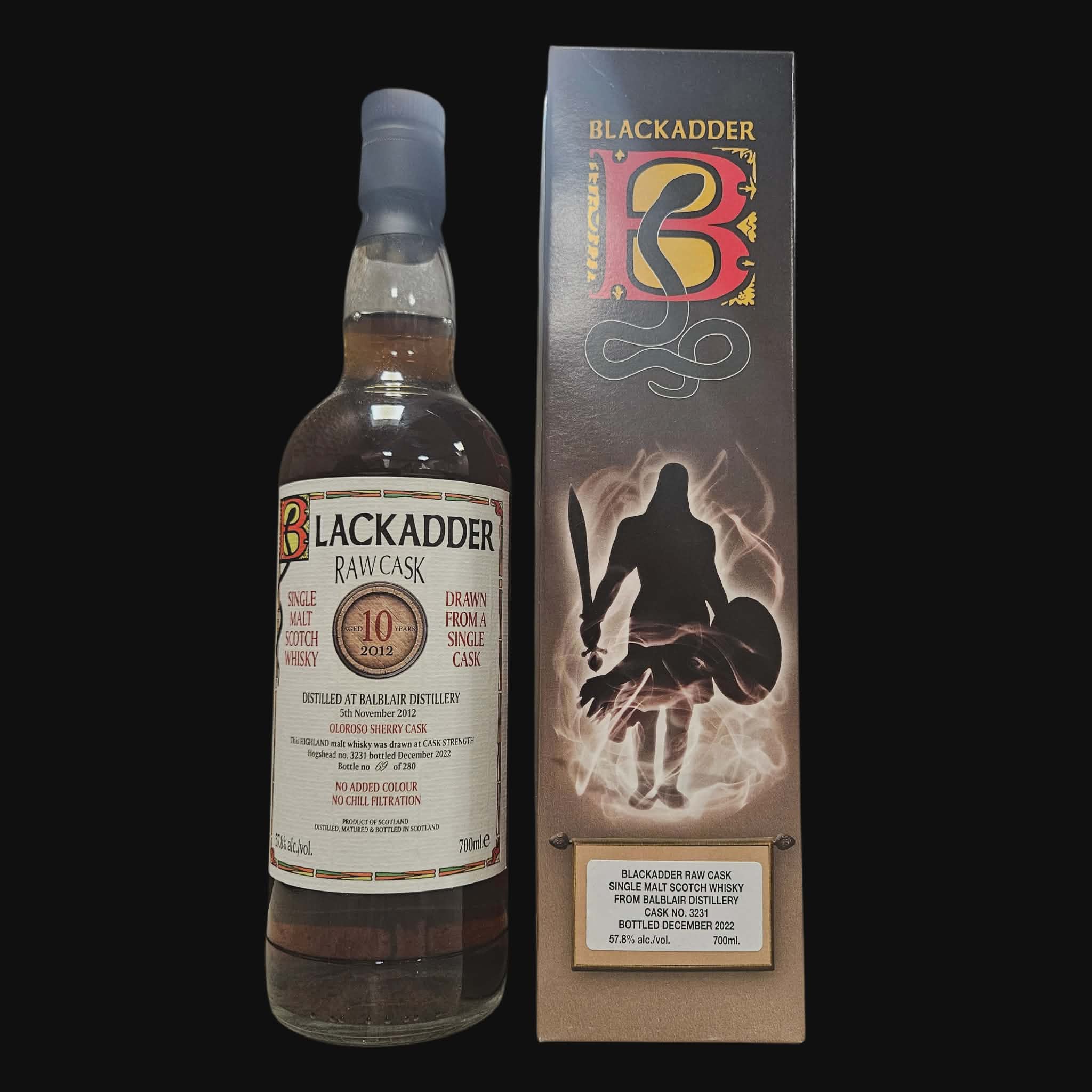 Blackadder Balblair 2012 BA – Raw Cask Oloroso Sherry (2022)